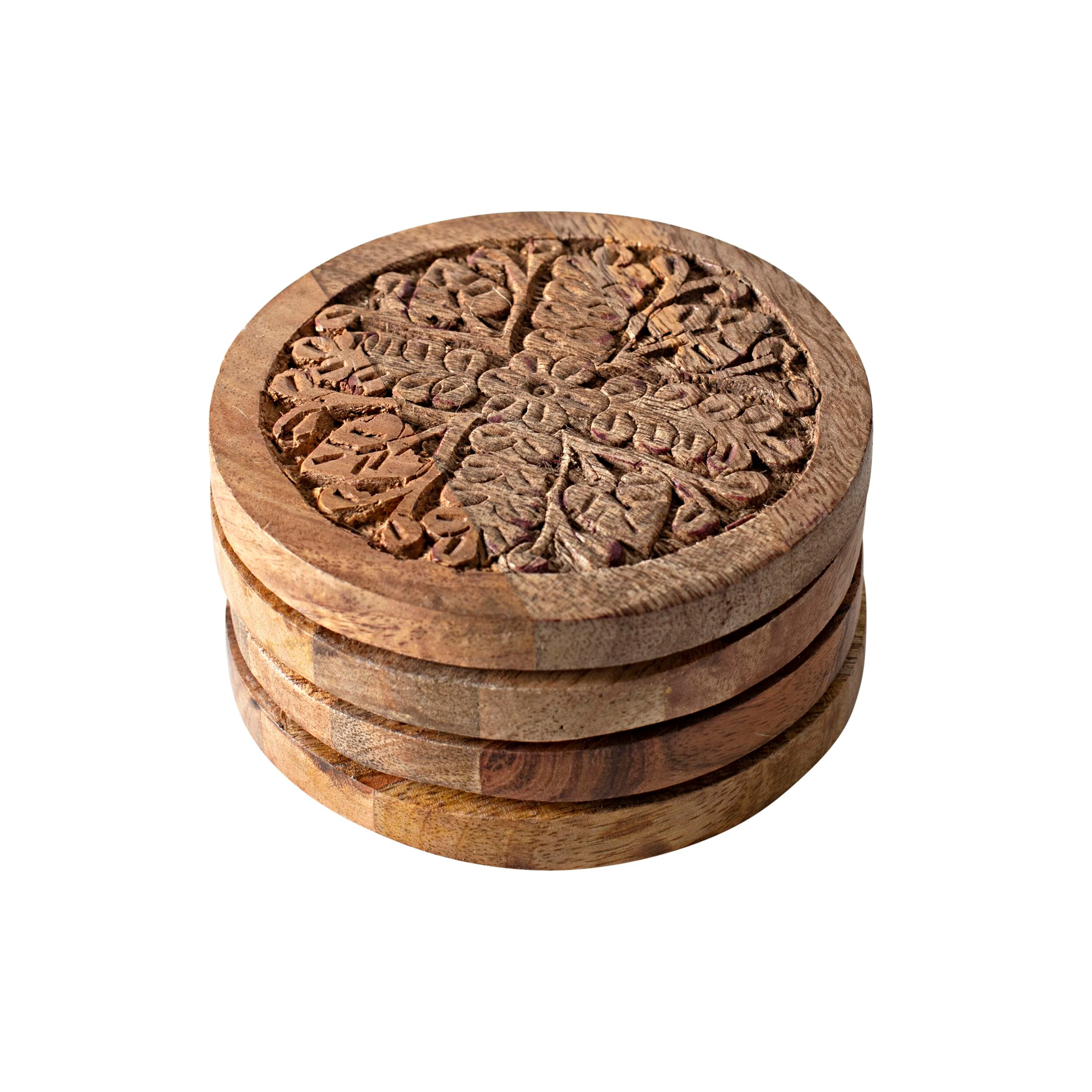 Parvani Set Of 4 Coasters 10x10x1cm - Image 2