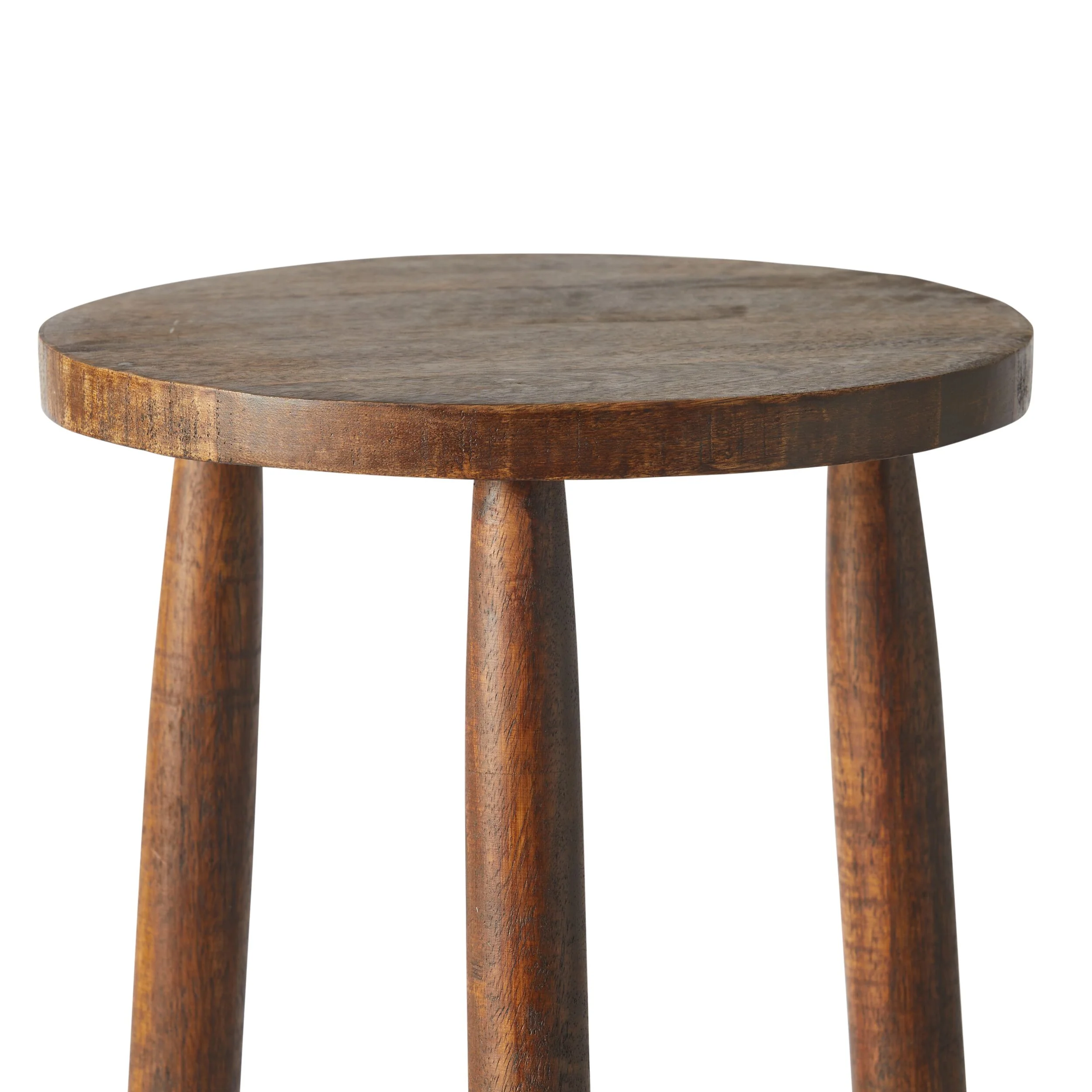 Parvani Stool Dark Walnut 30x30x50 cm - Image 2