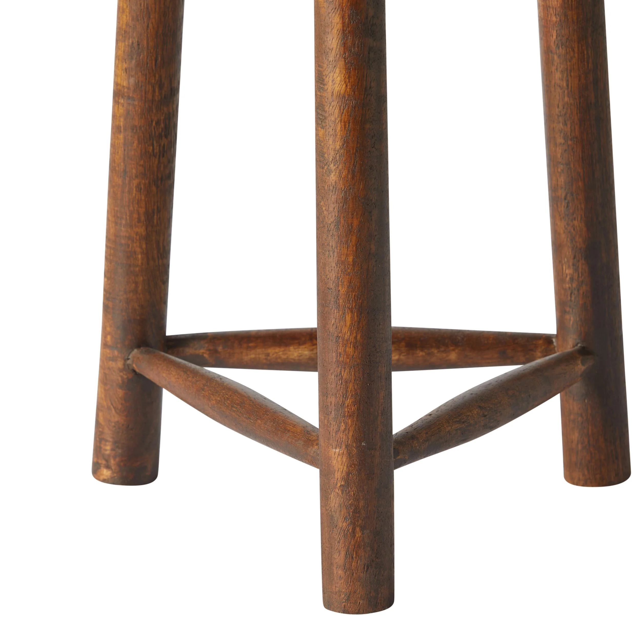 Parvani Stool Dark Walnut 30x30x50 cm - Image 3