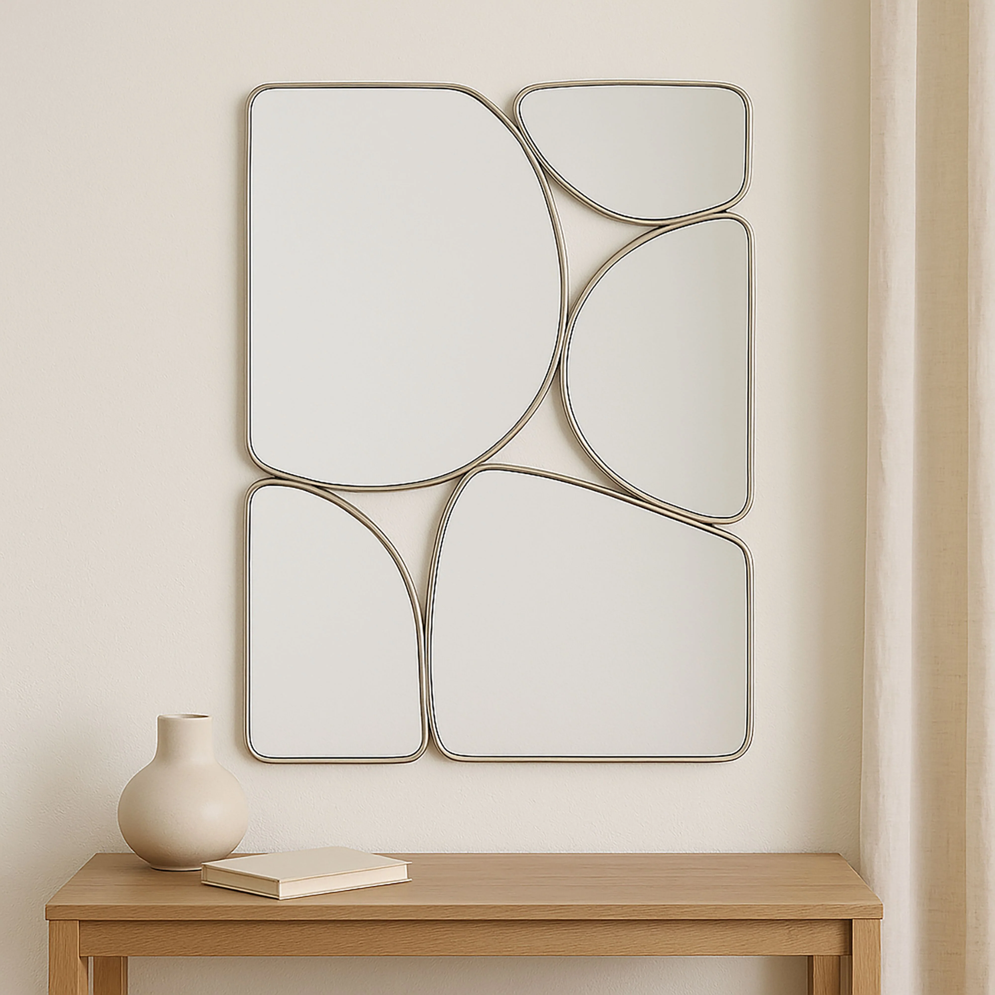Pebble Cluster Iron Mirror - Image 5
