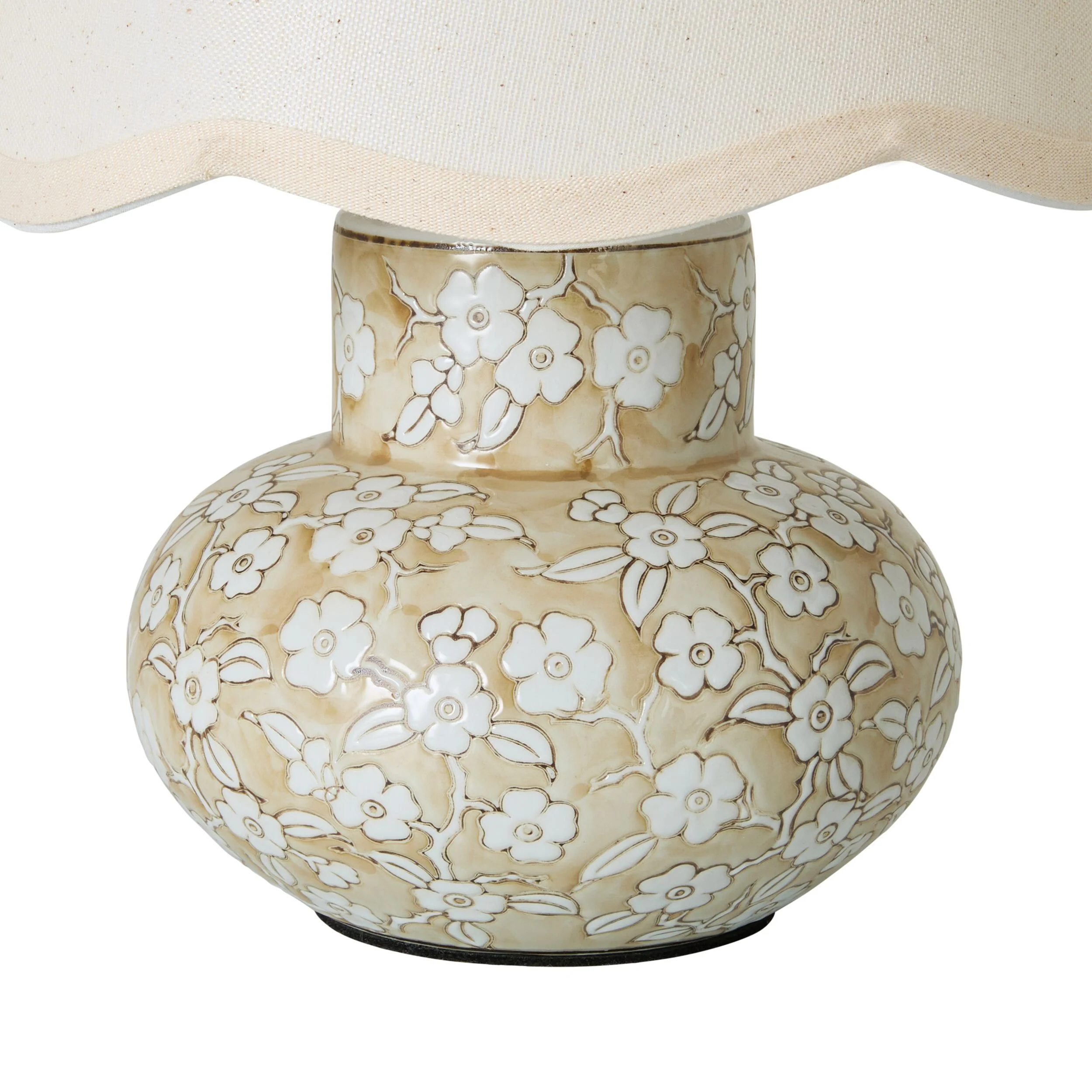 Petal Grove Table Lamp Taupe 34cm - Image 4
