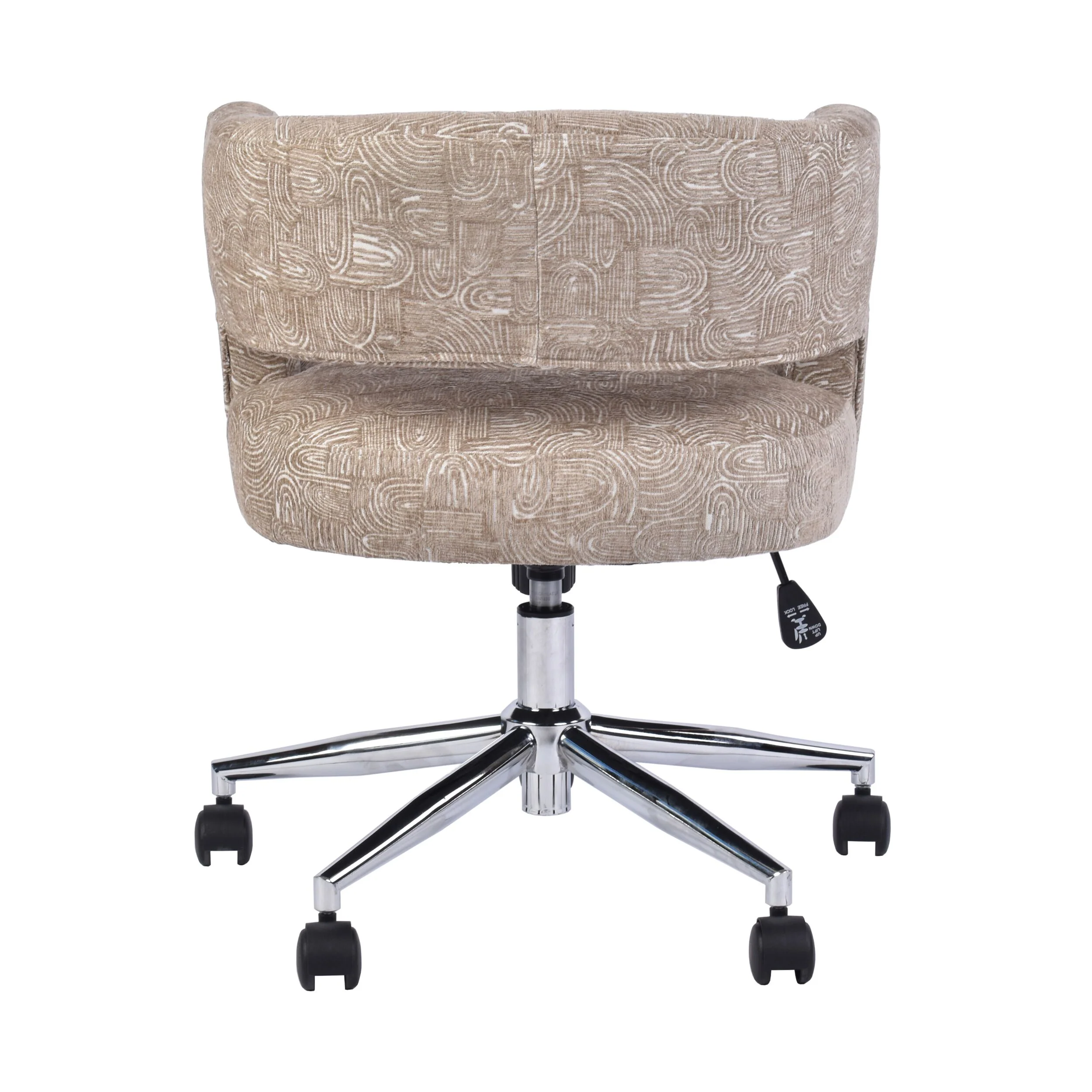 Piper Desk chair Natural Pattern - Image 4