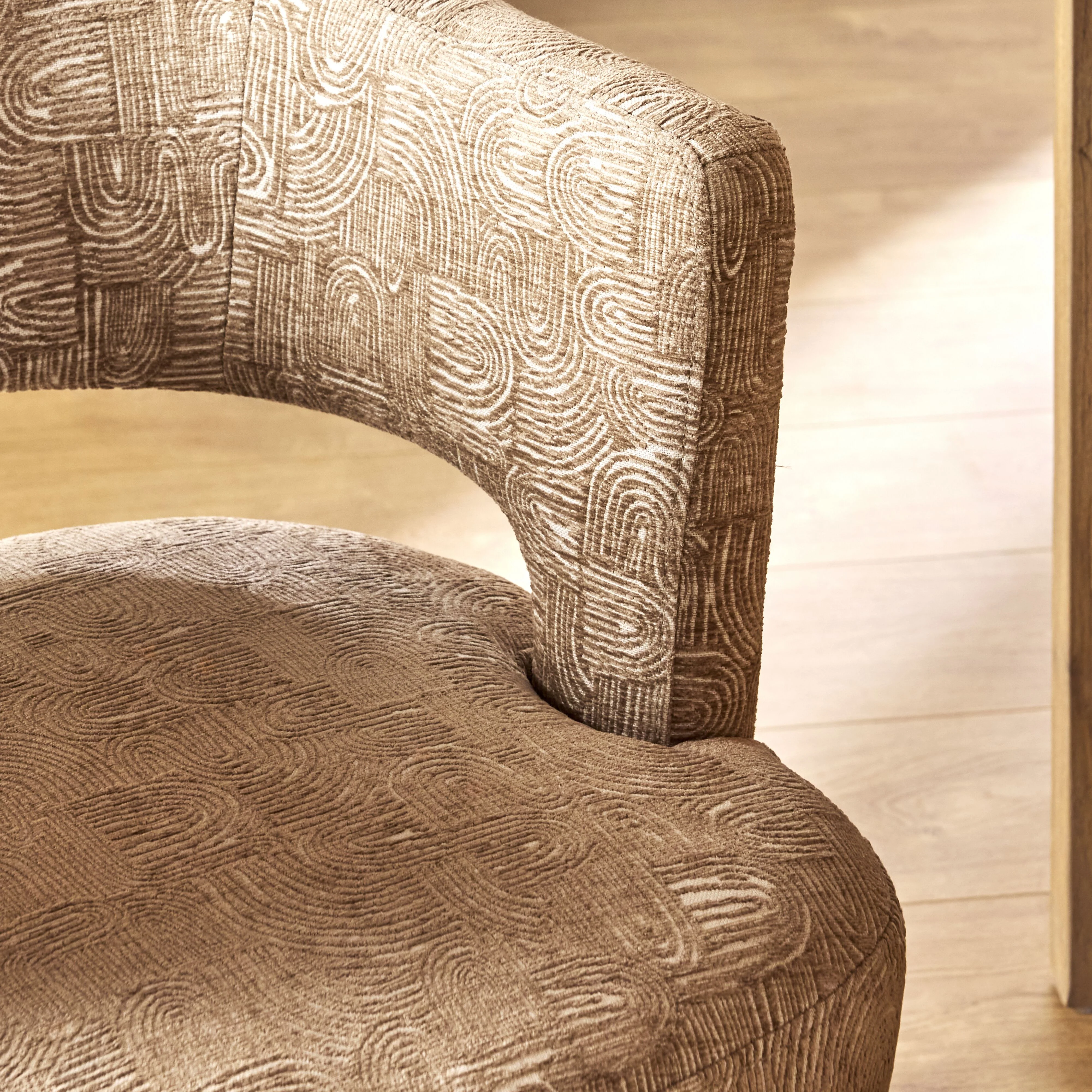 Piper Desk chair Natural Pattern - Image 9