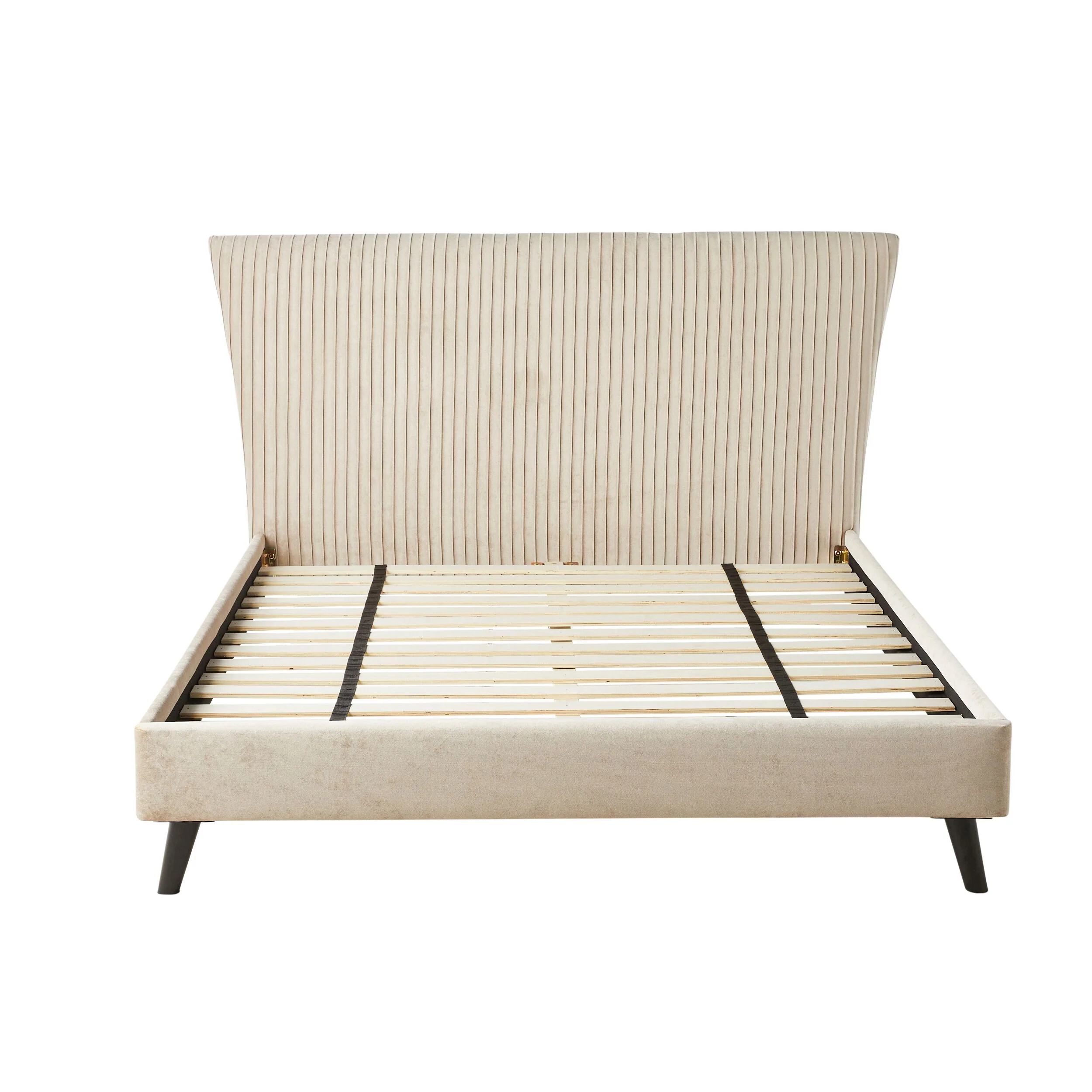Pleat Bed King Champagne - Image 2