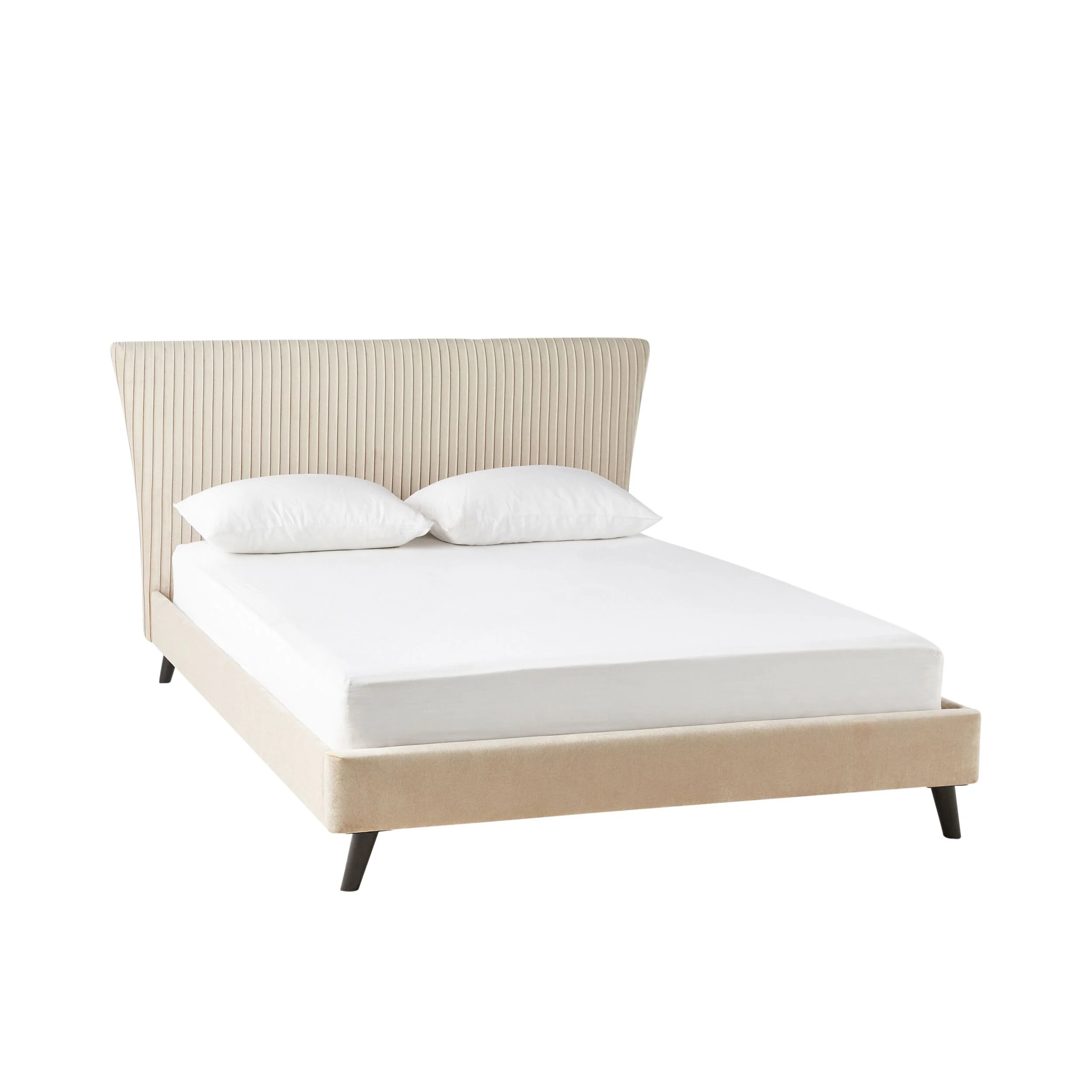Pleat Bed King Champagne - Image 4