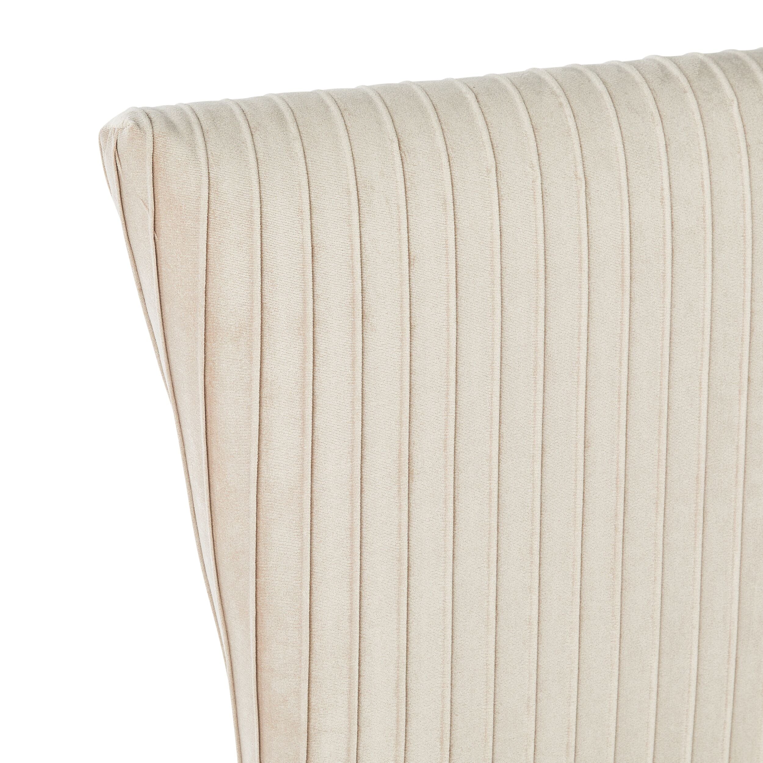 Pleat Bed King Champagne - Image 6