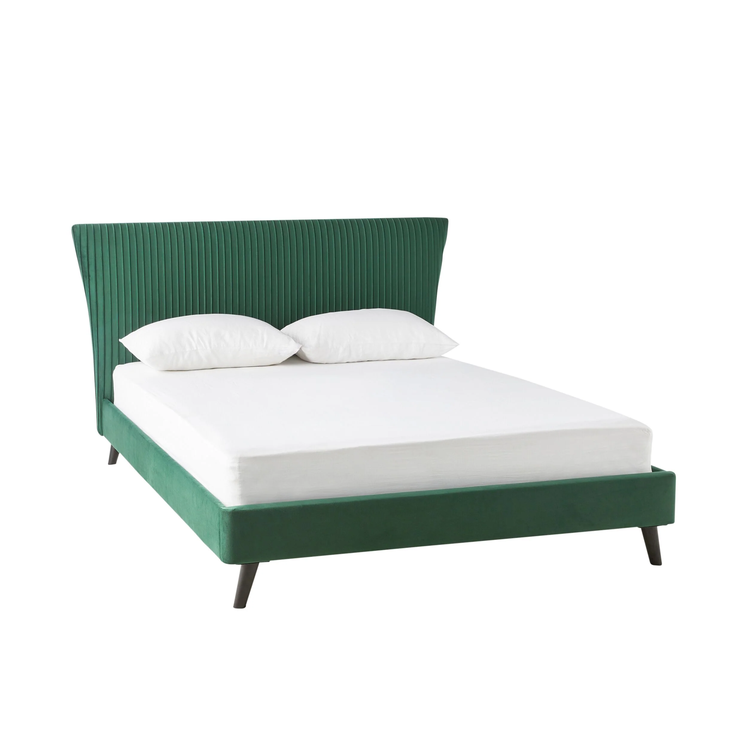 Pleat Bed King Emerald - Image 4