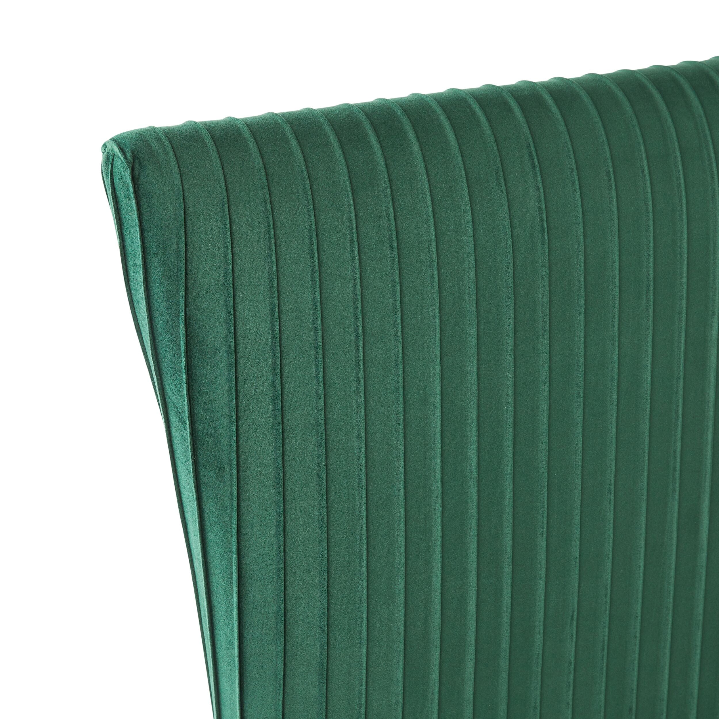 Pleat Bed King Emerald - Image 6