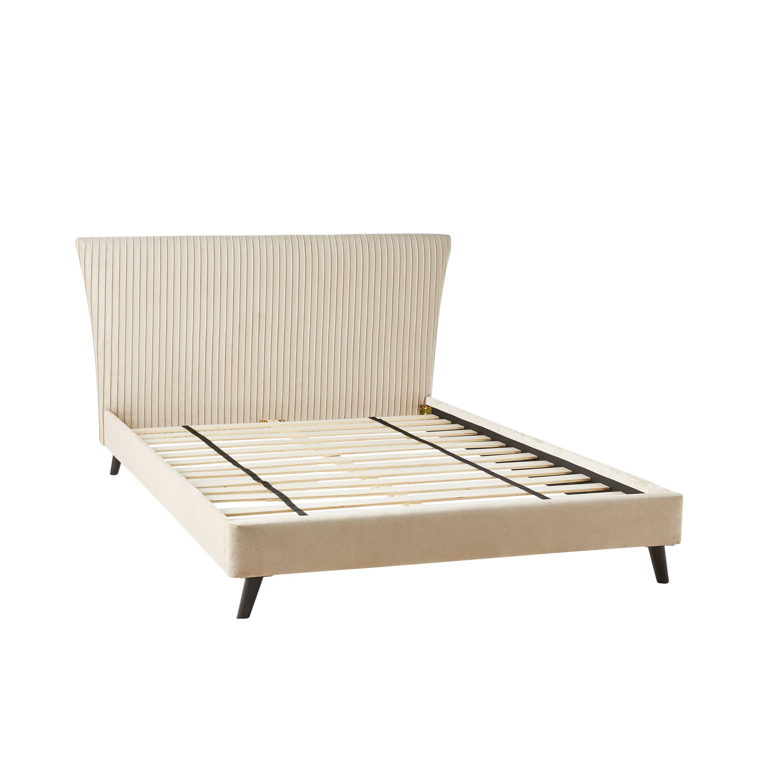 Pleat Bed Queen Champagne - Image 3