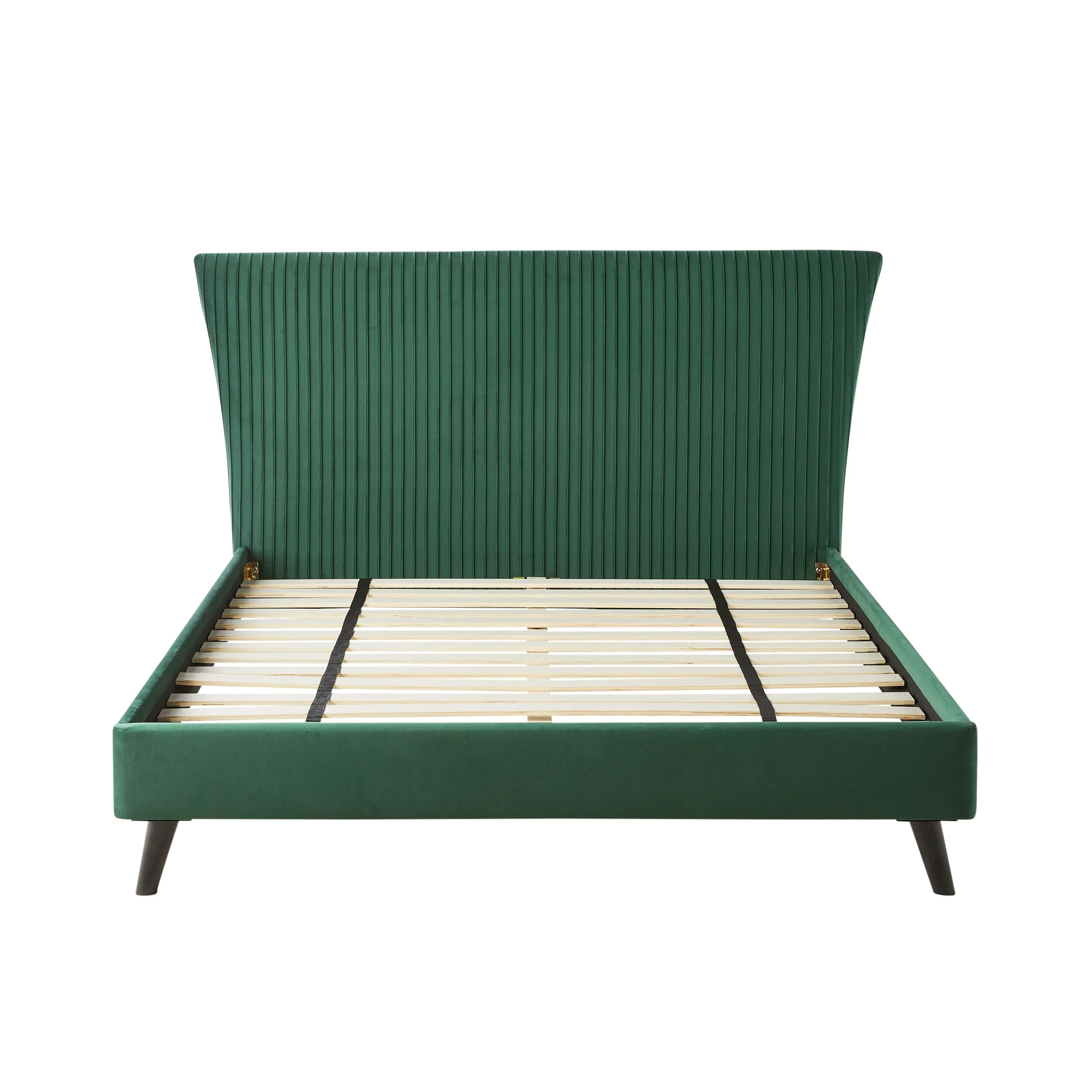 Pleat Bed Queen Emerald - Image 2