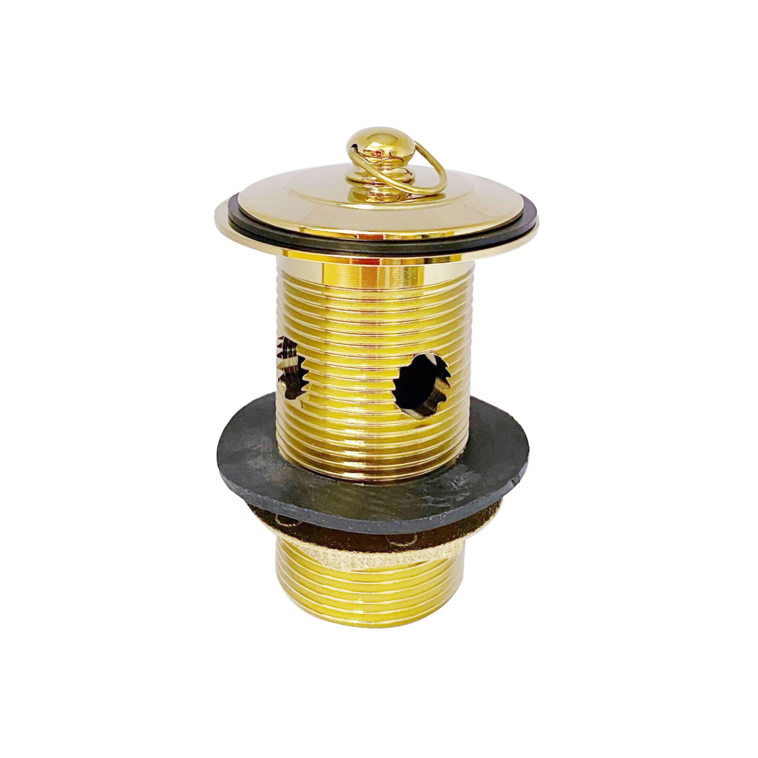 Plug & Waste Set 32 x 80mm with Overflow PVD - Image 2