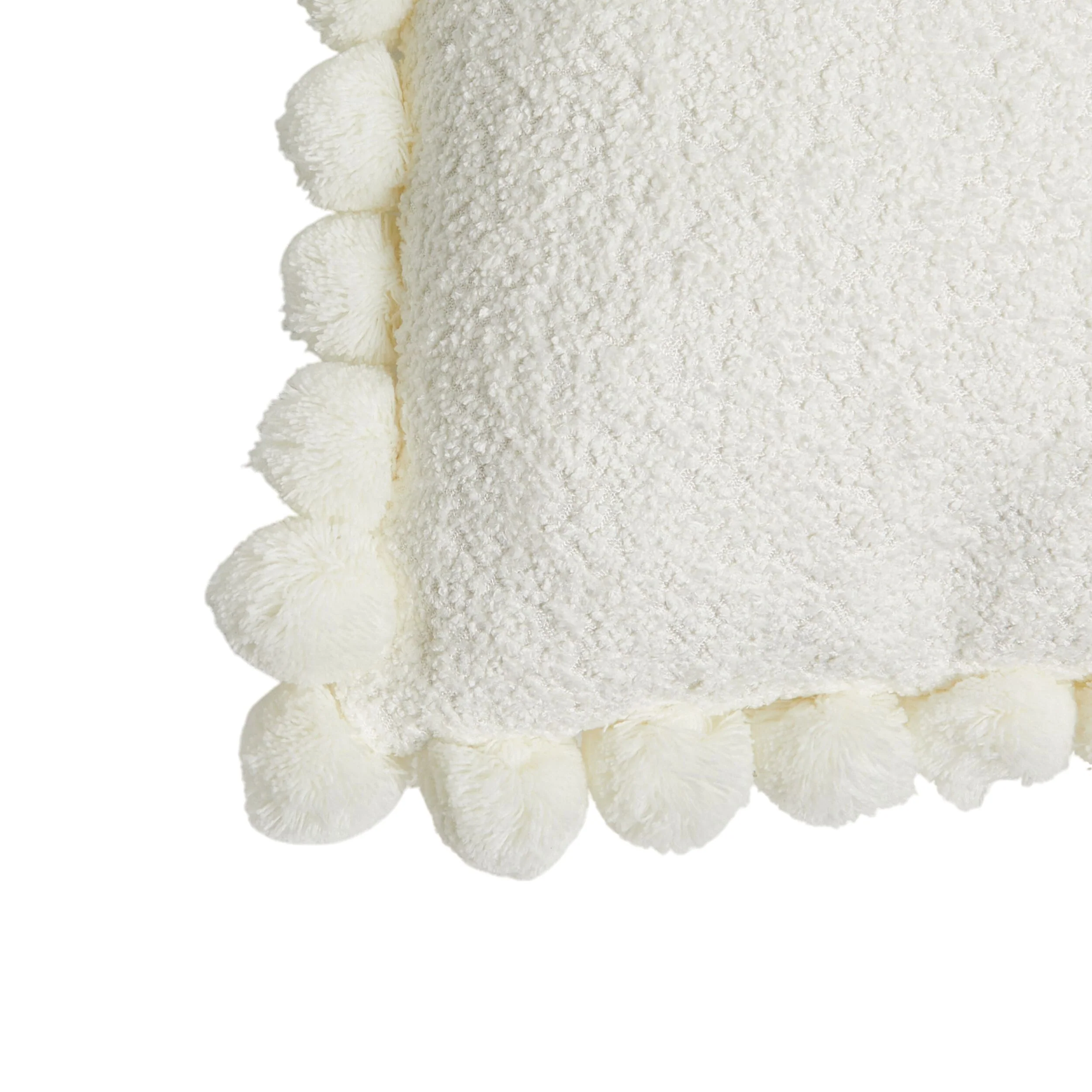 Pom Pom Boucle Cushion Cloud 45x45cm - Image 3