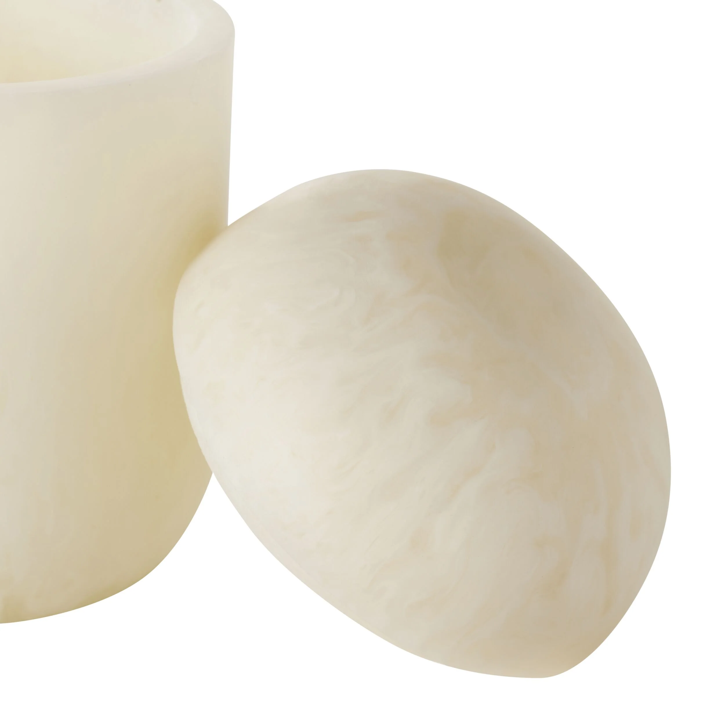 Poppi Bathroom Canister Pearl - Image 4