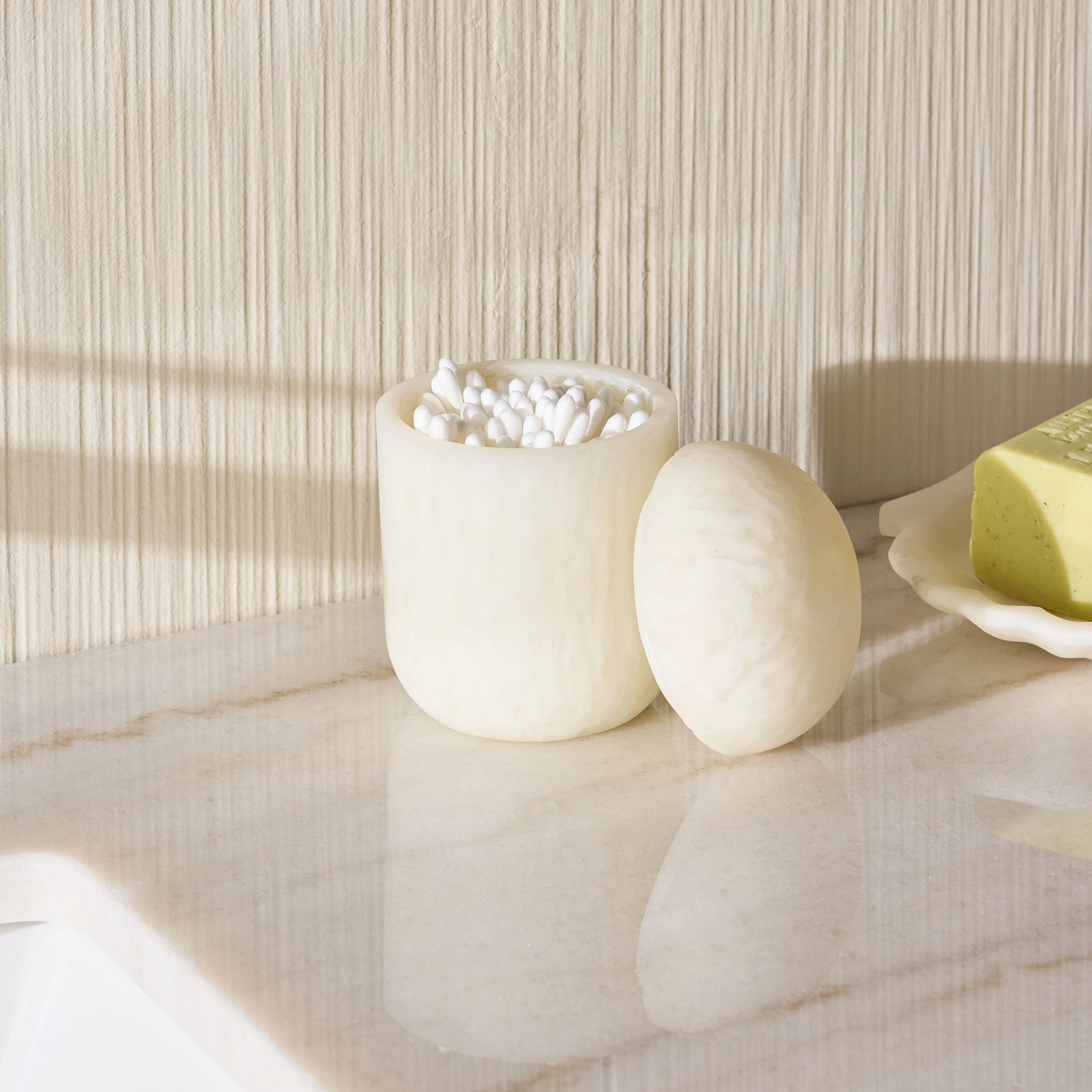 Poppi Bathroom Canister Pearl - Image 5