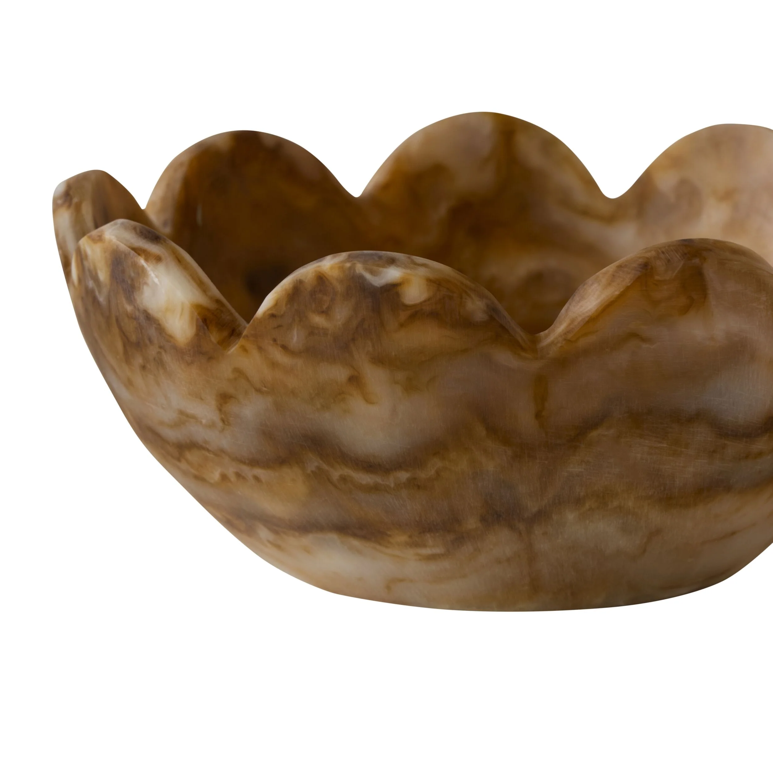 Poppi Scallop Nut Bowl Tortoiseshell - Image 3