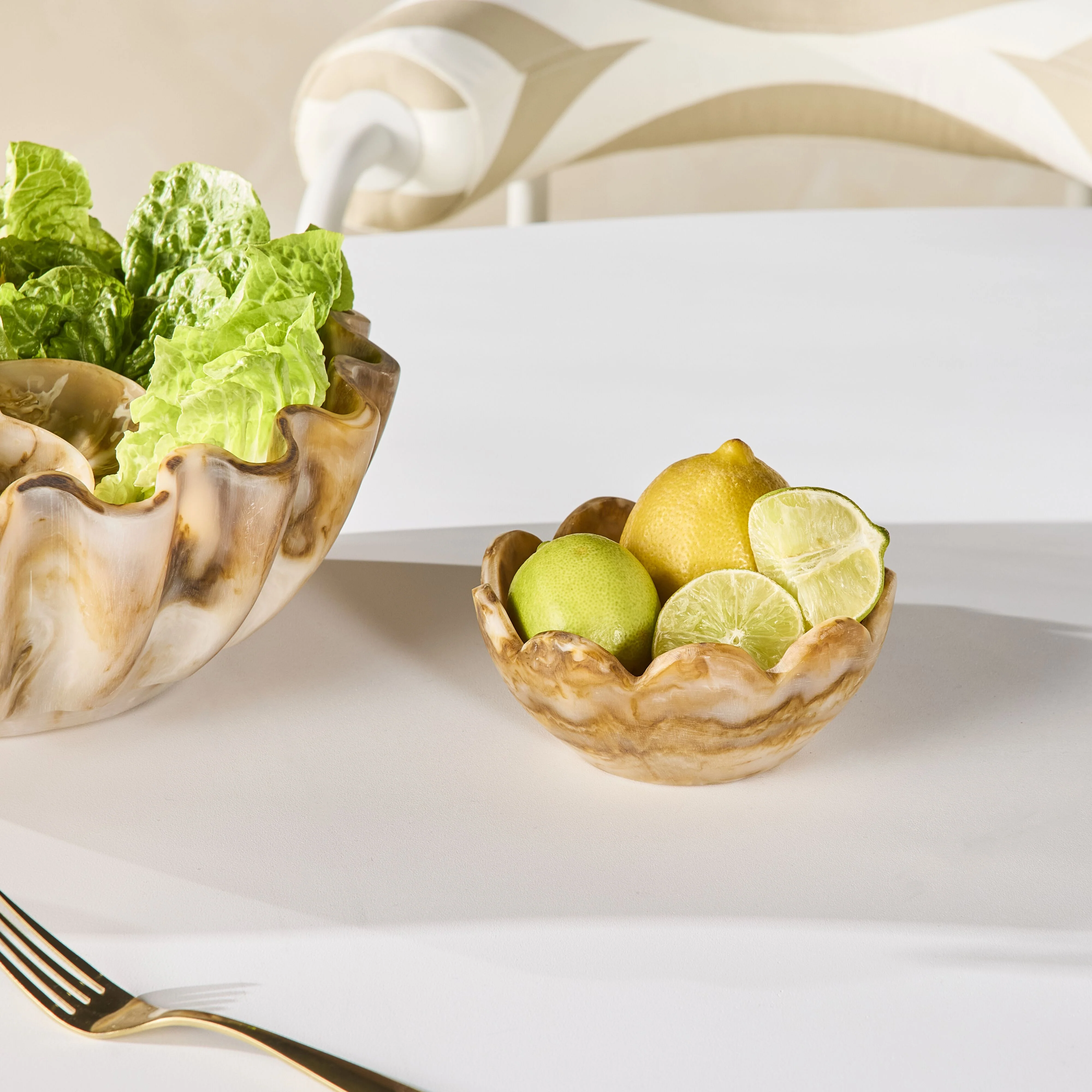 Poppi Scallop Nut Bowl Tortoiseshell - Image 6