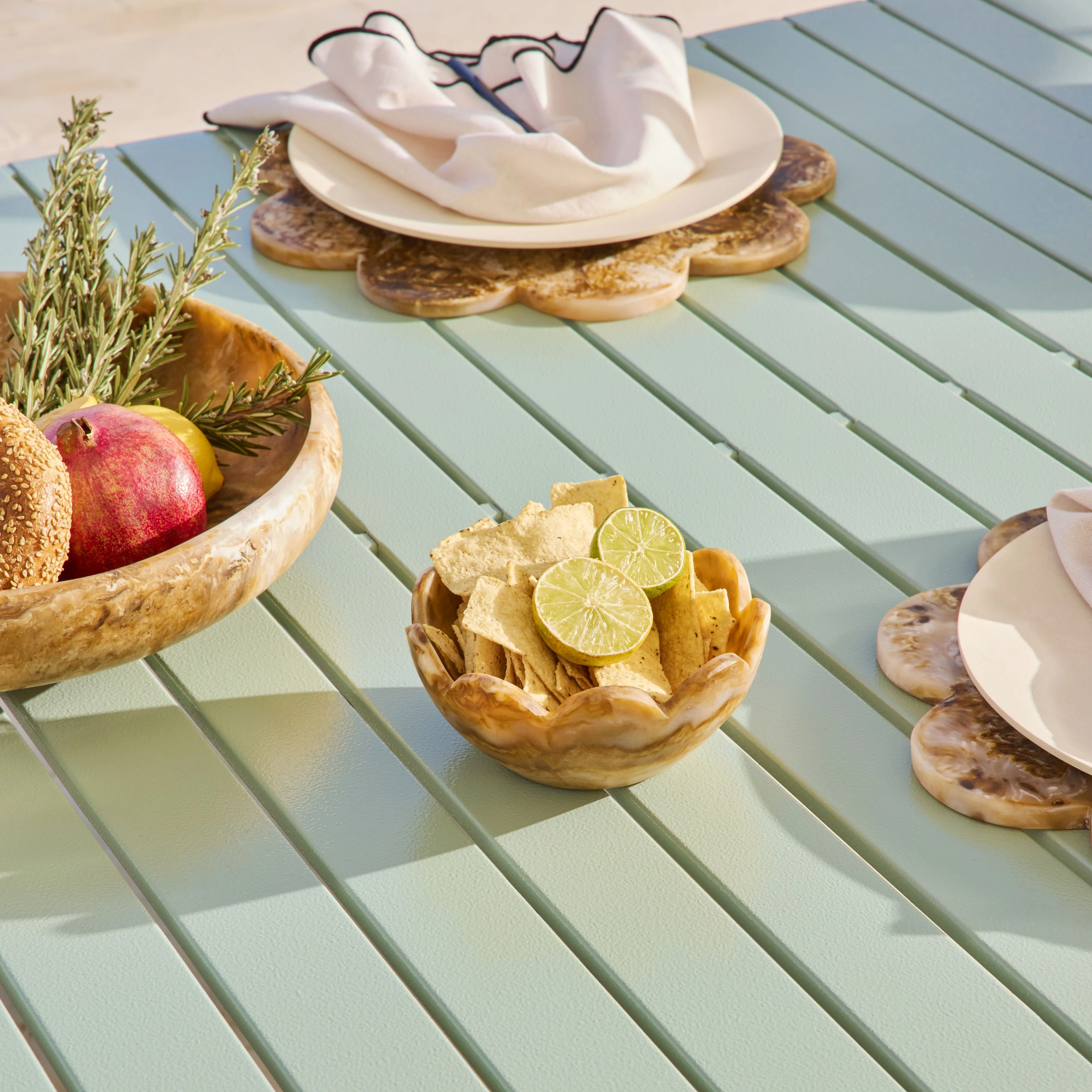 Poppi Scallop Nut Bowl Tortoiseshell - Image 7