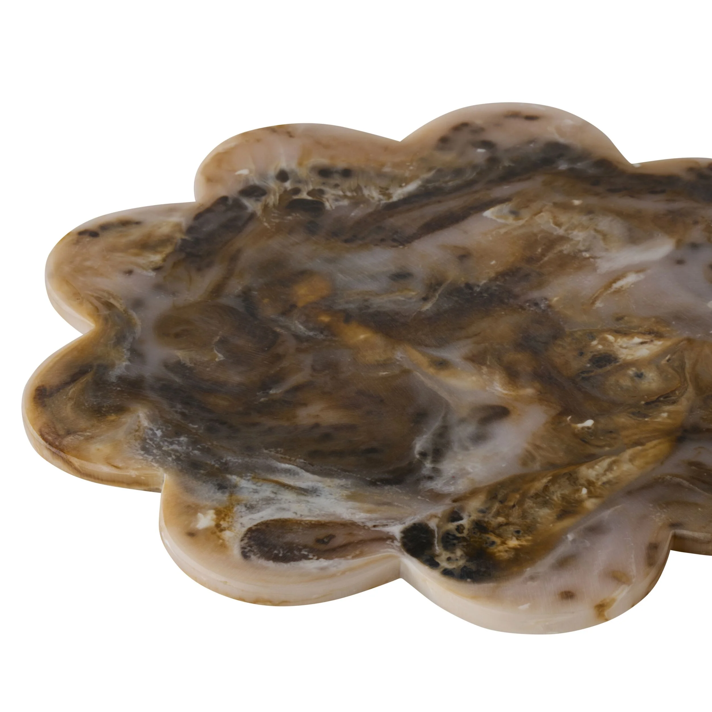 Poppi Scallop Placemat Tortoiseshell - Image 3