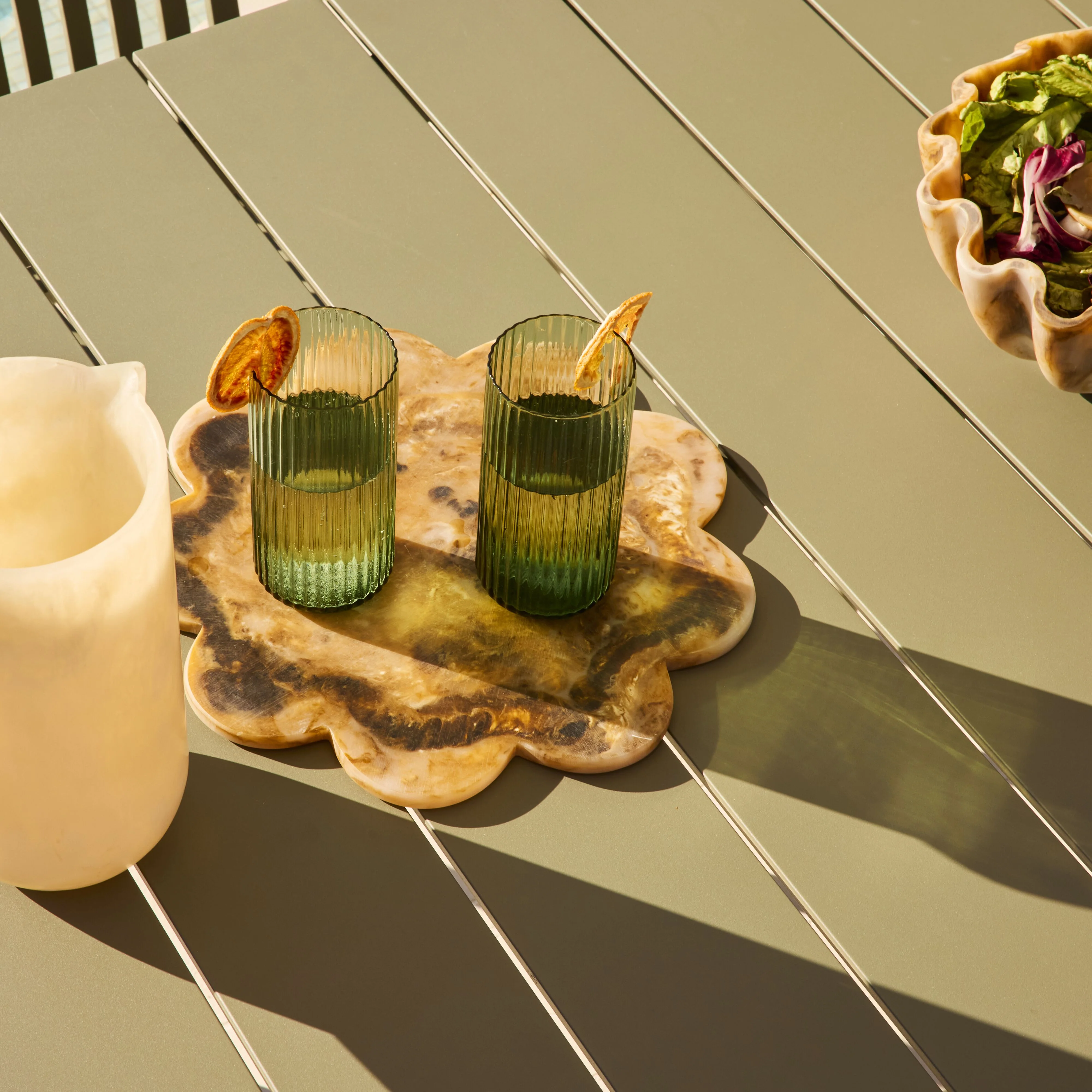 Poppi Scallop Placemat Tortoiseshell - Image 5