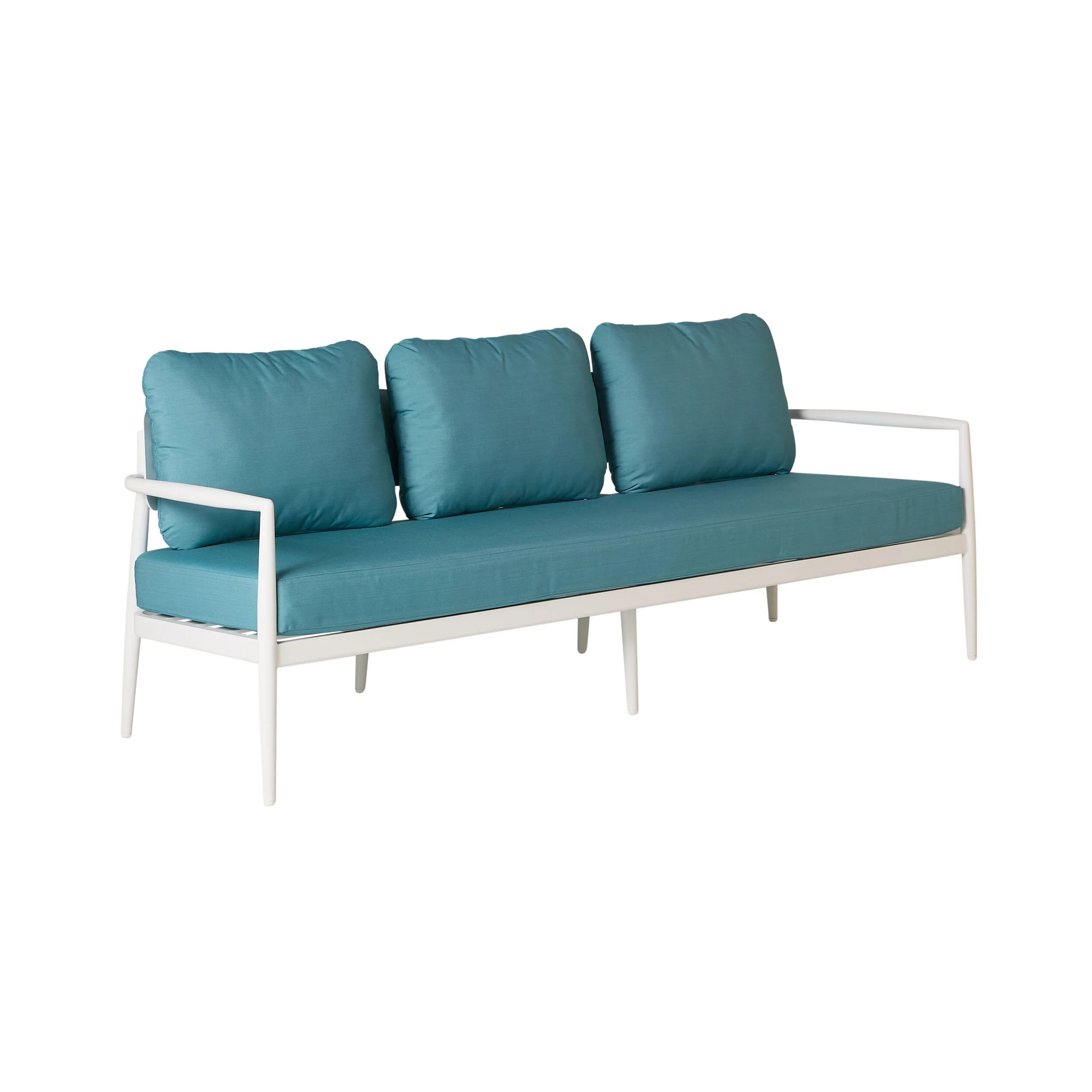 Poppie 3 Seater Sofa Chambray Blue - Image 2