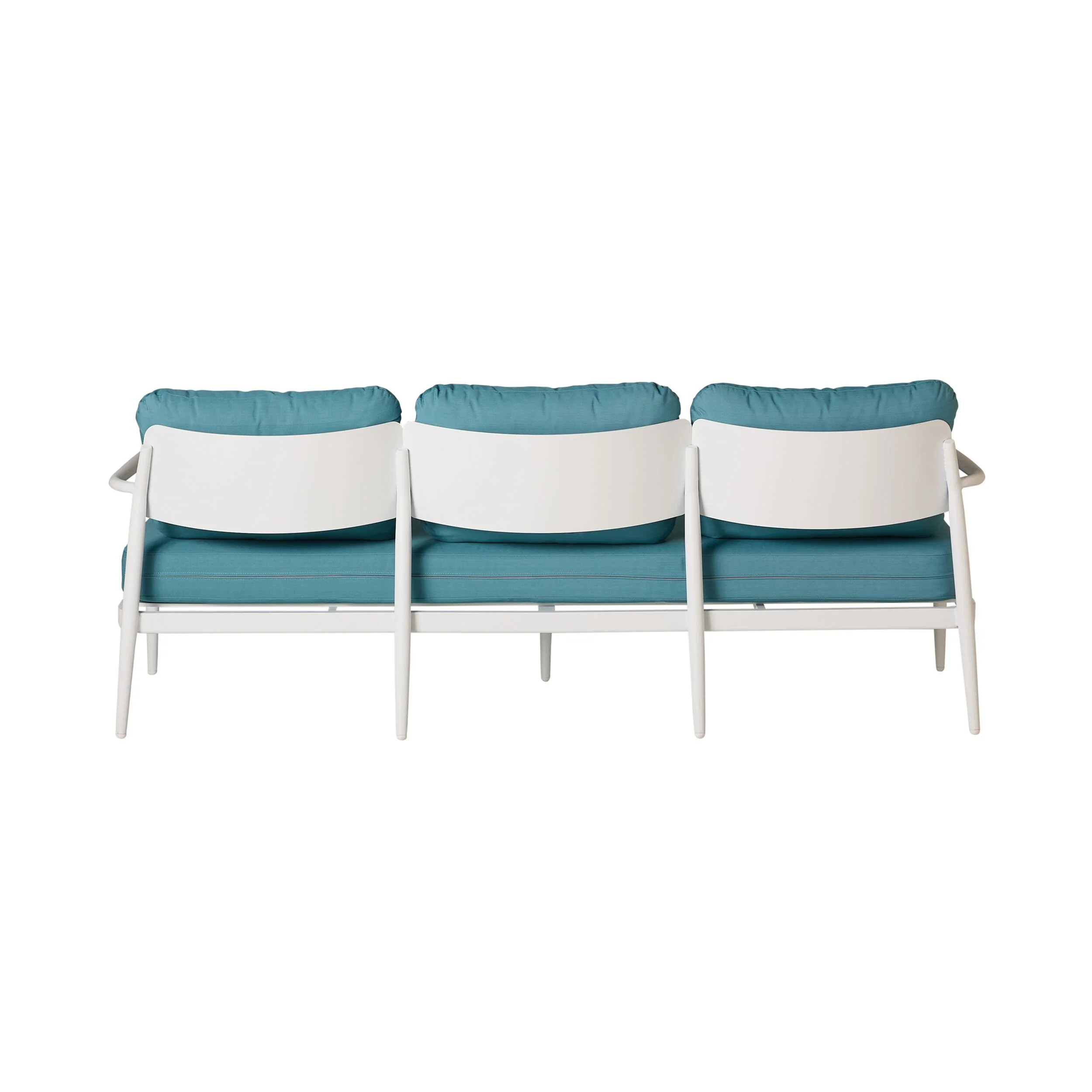 Poppie 3 Seater Sofa Chambray Blue - Image 4
