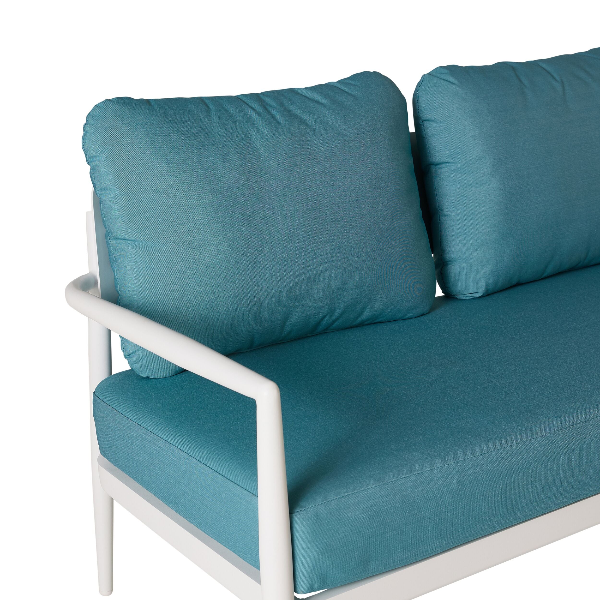 Poppie 3 Seater Sofa Chambray Blue - Image 5