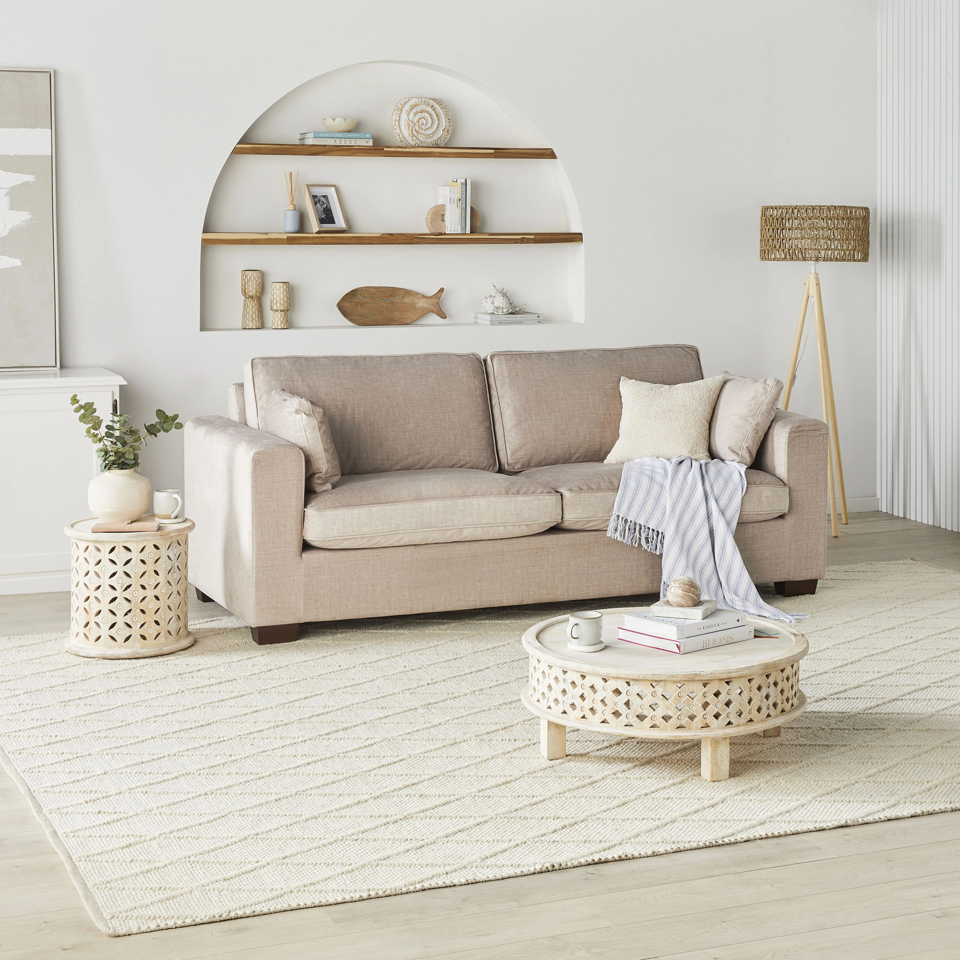 Portsea 3 Seater Sofa Aura Pecan - Image 7