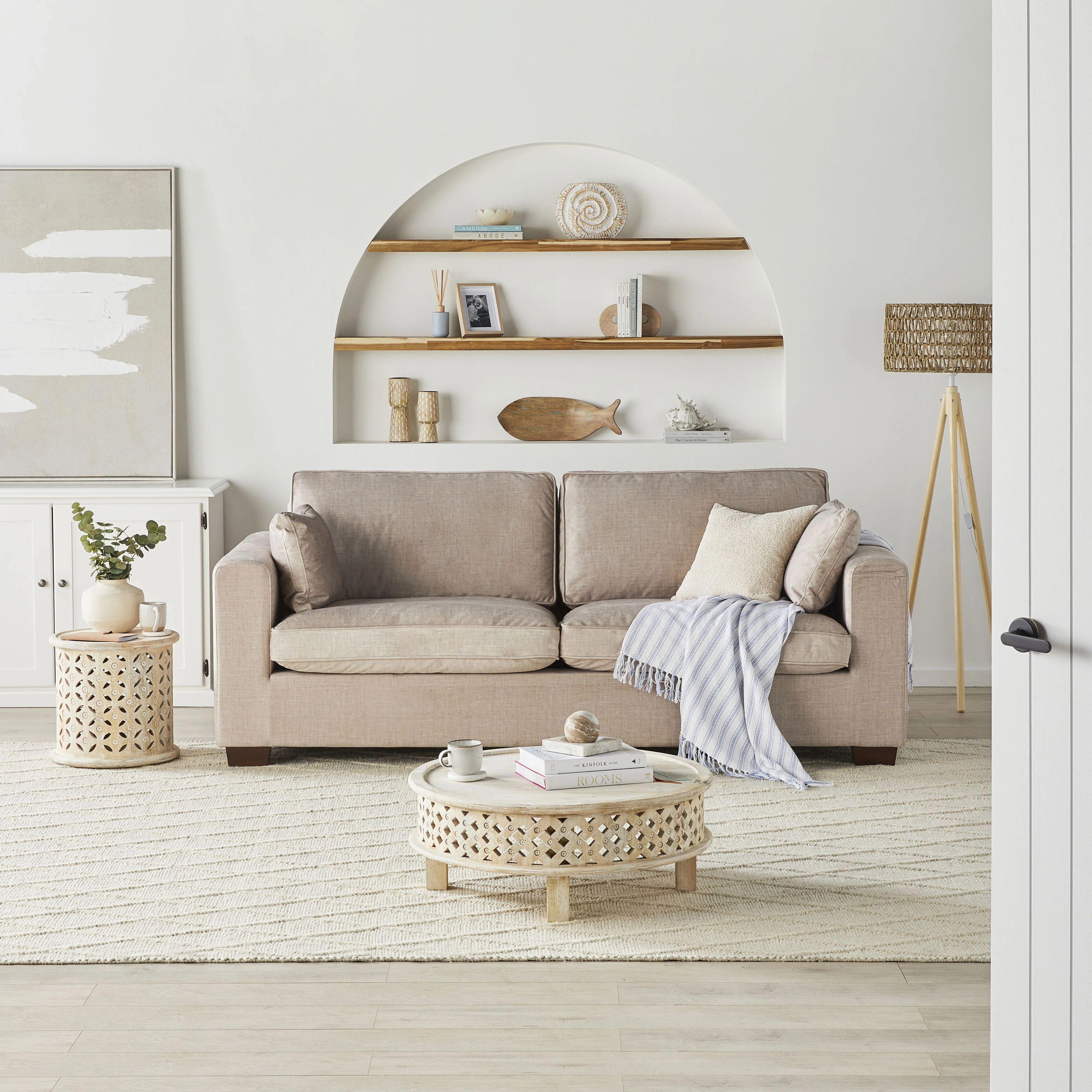 Portsea 3 Seater Sofa Aura Pecan - Image 9