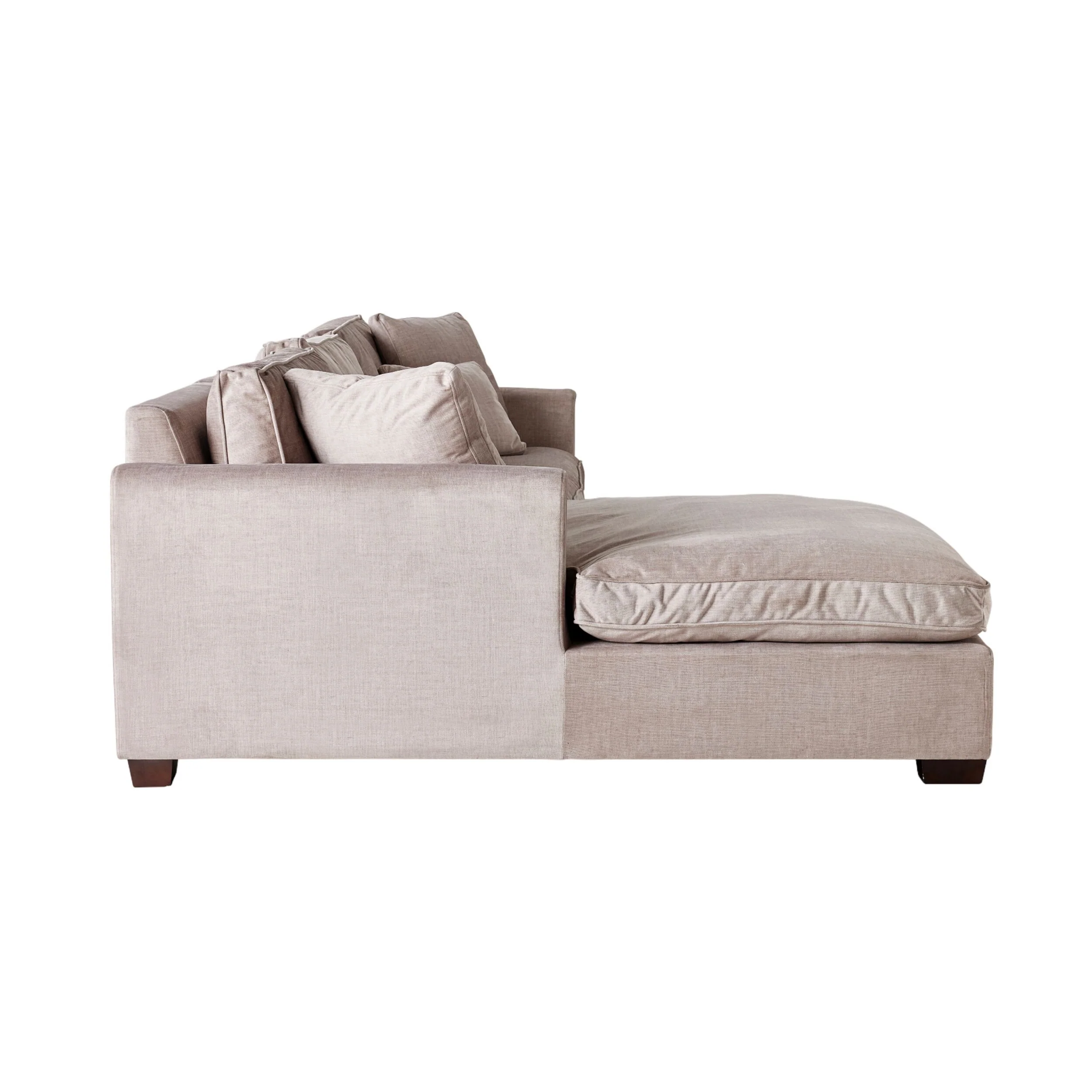 Portsea 4 Seater LHS Chaise Aura Pecan - Image 3