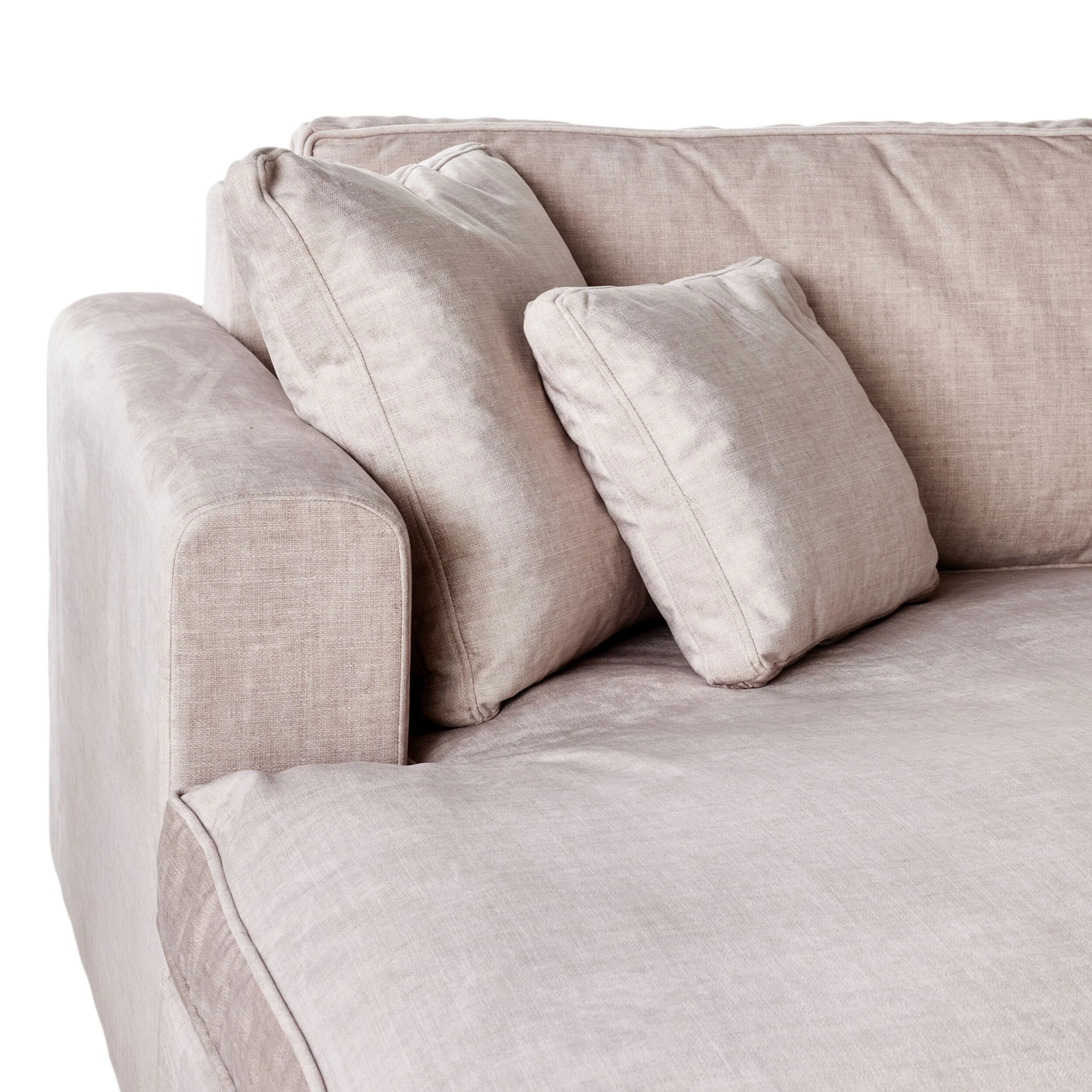 Portsea 4 Seater LHS Chaise Aura Pecan - Image 5