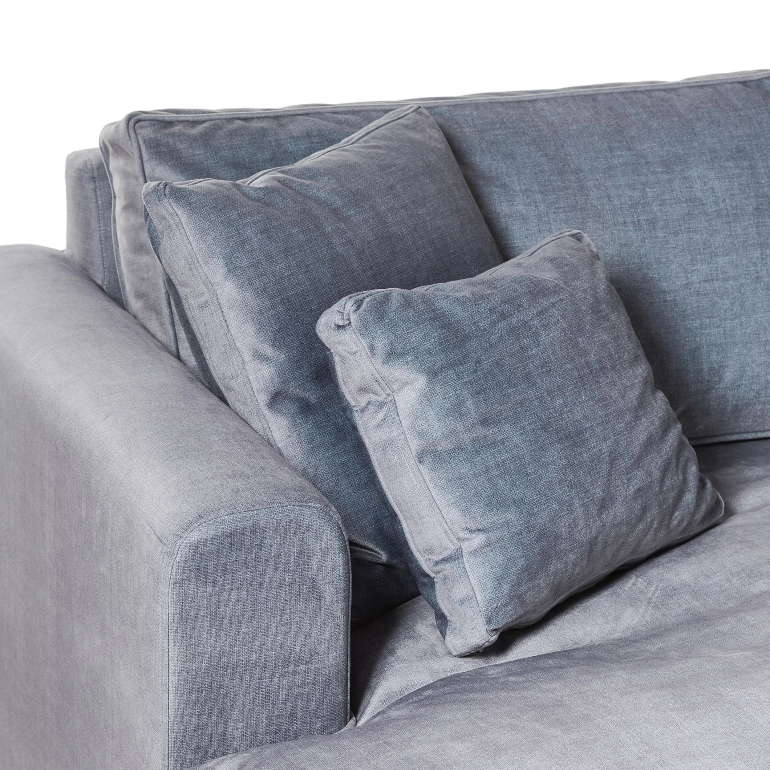 Portsea 4 Seater LHS Chaise Aura Storm - Image 5