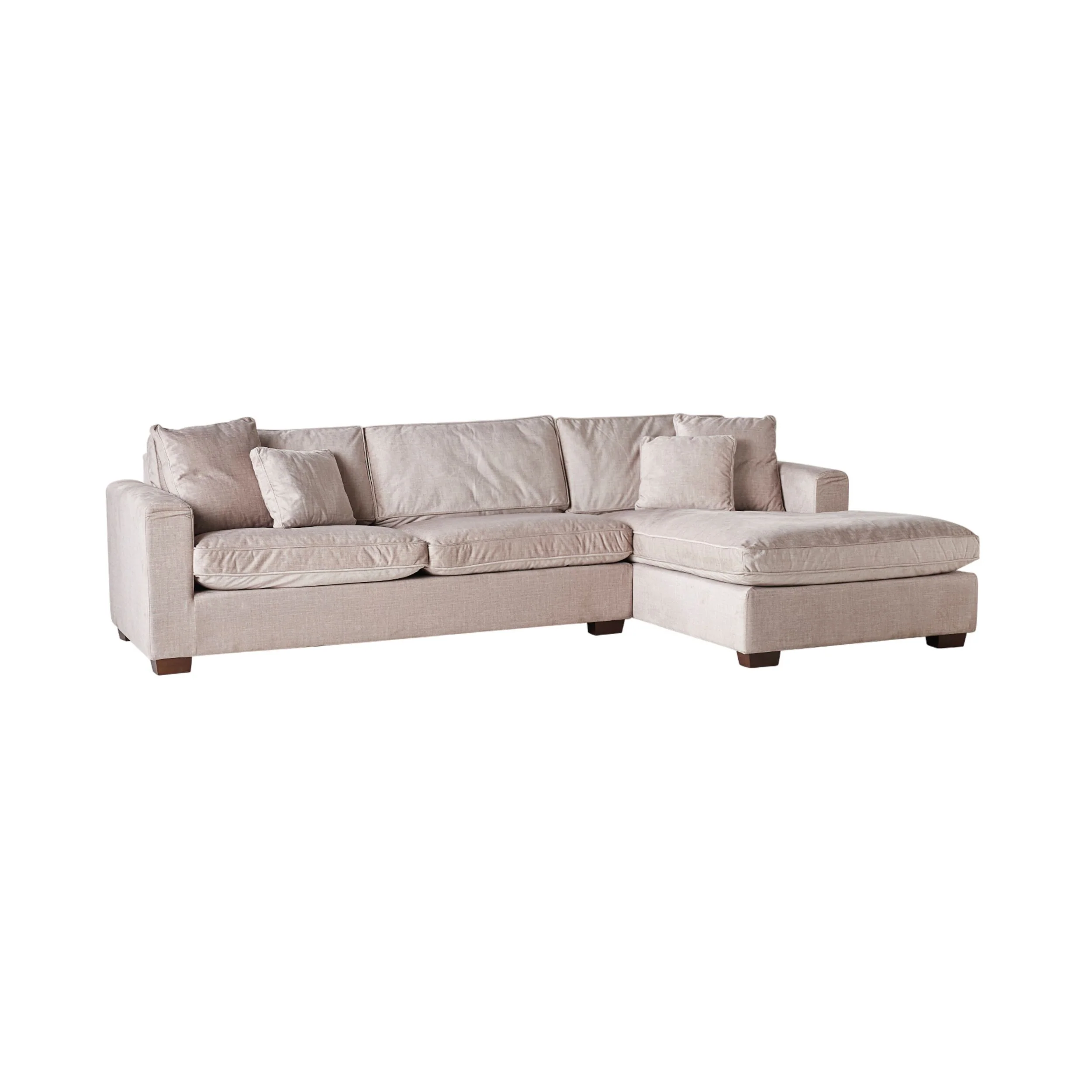 Portsea 4 Seater RHS Chaise Aura Pecan - Image 2