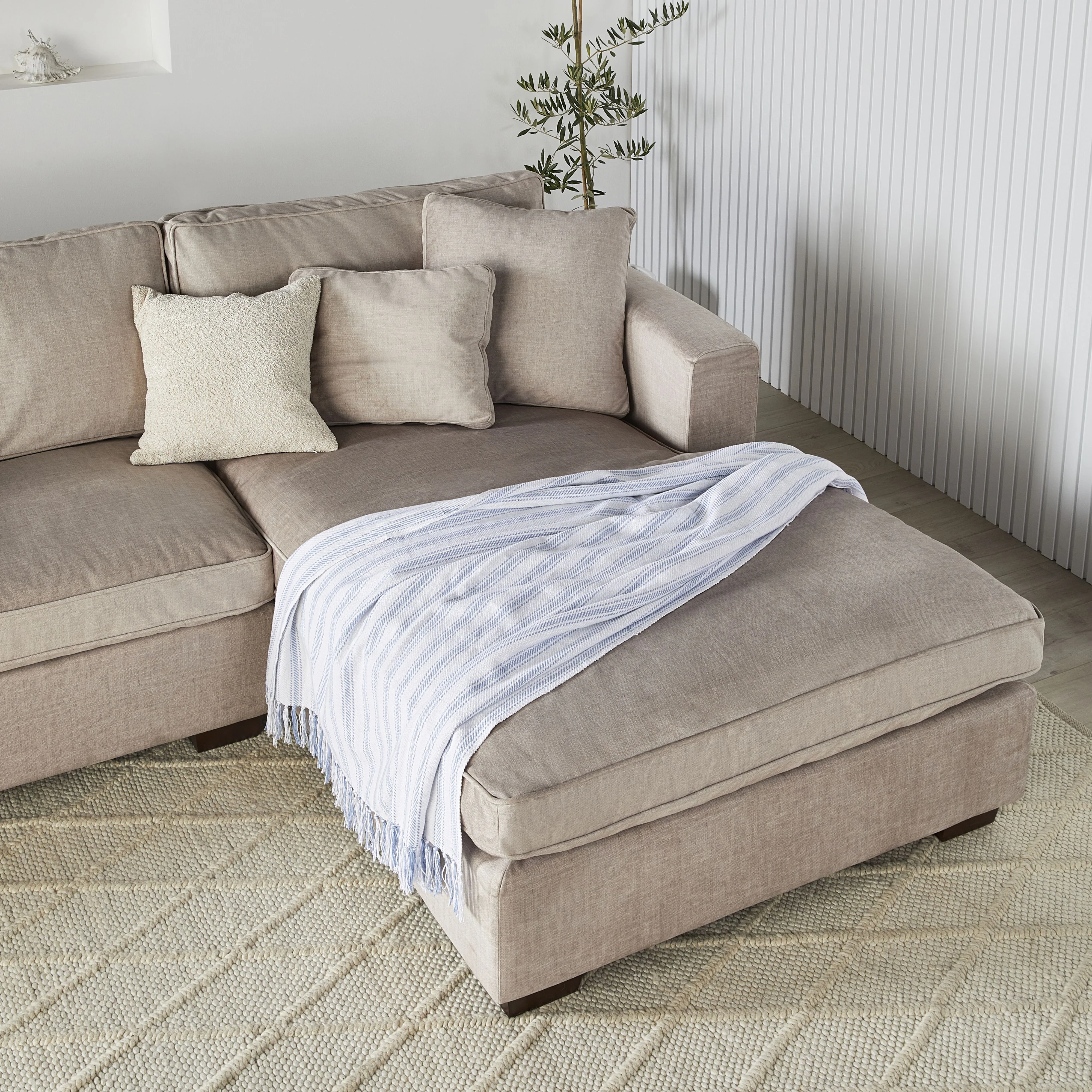 Portsea 4 Seater RHS Chaise Aura Pecan - Image 8
