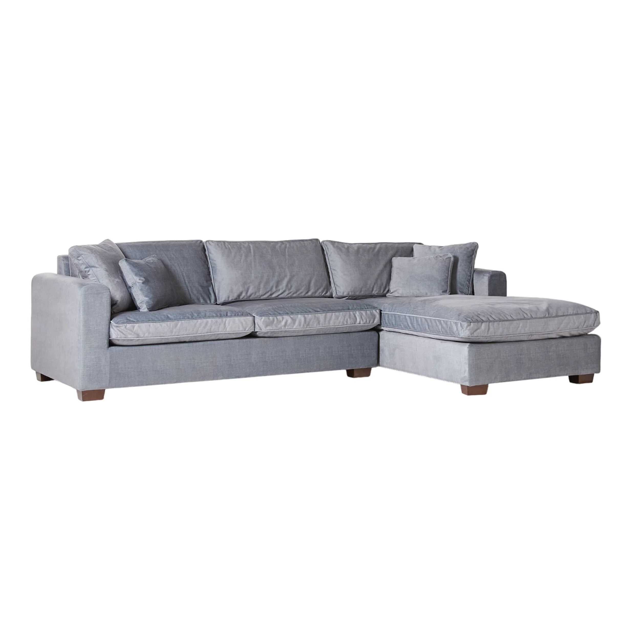 Portsea 4 Seater RHS Chaise Aura Storm - Image 2