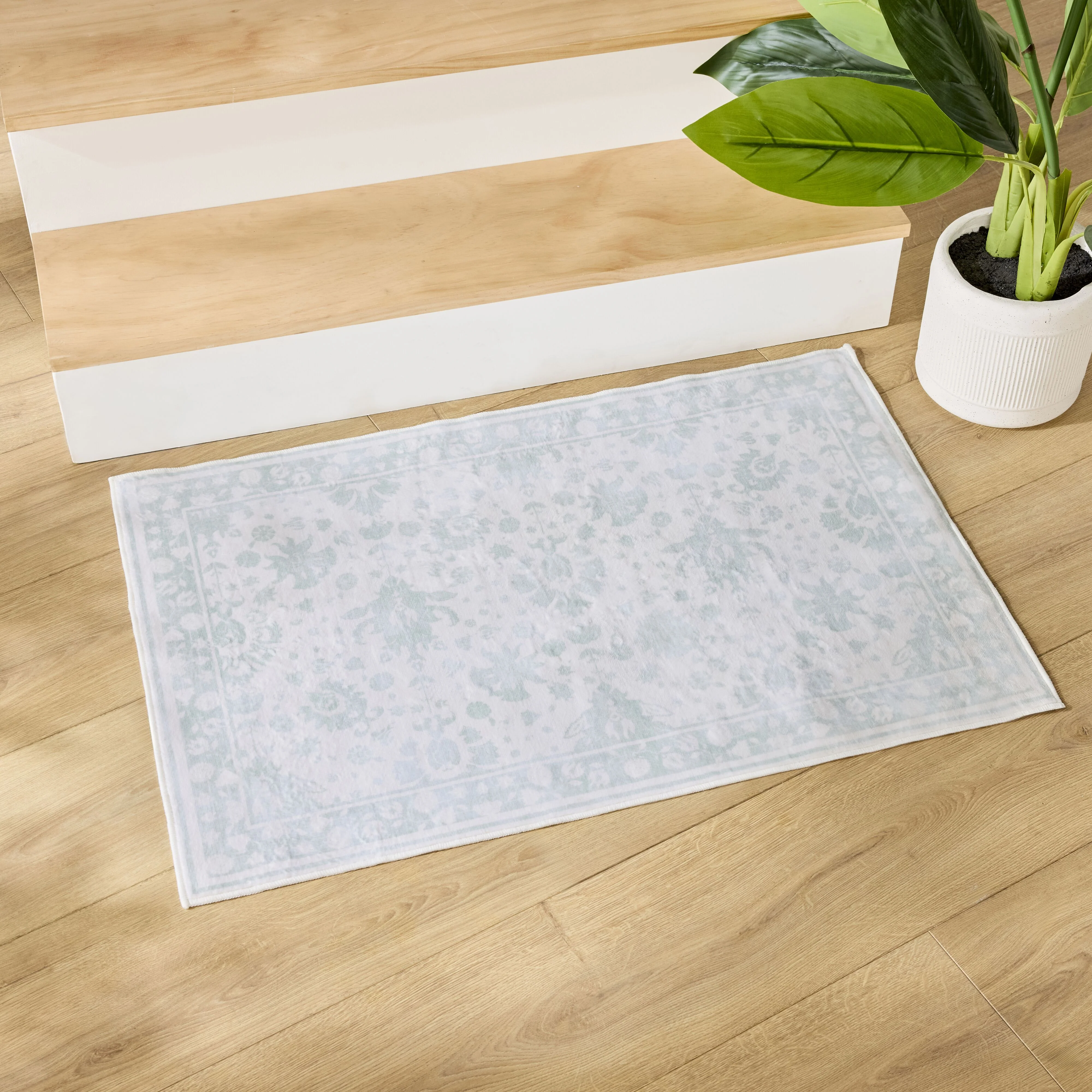 Prairie Silky Soft Washable Doormat Mint 60x90cm - Image 3