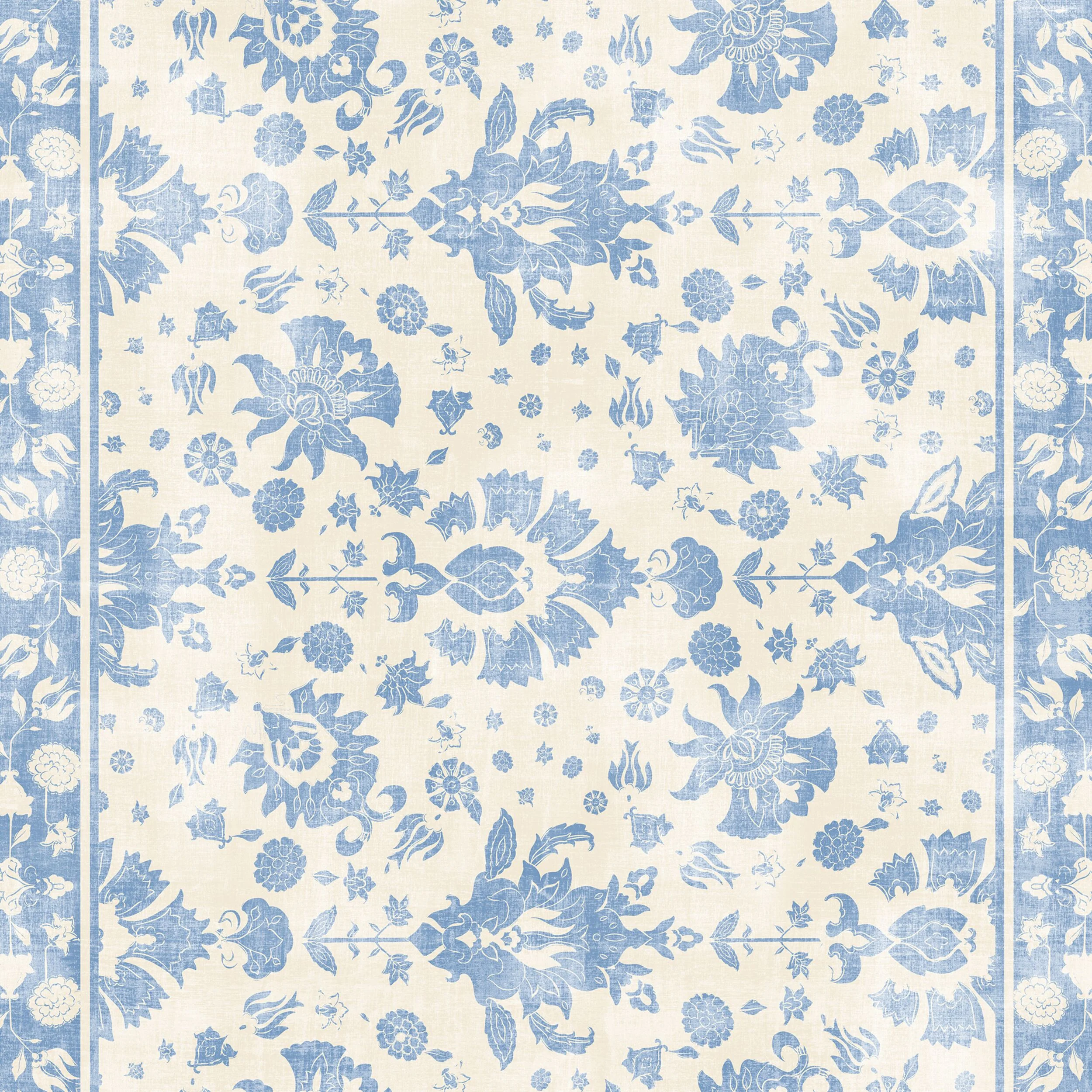 Prairie Silky Soft Washable Doormat Sapphire 60x90cm - Image 2