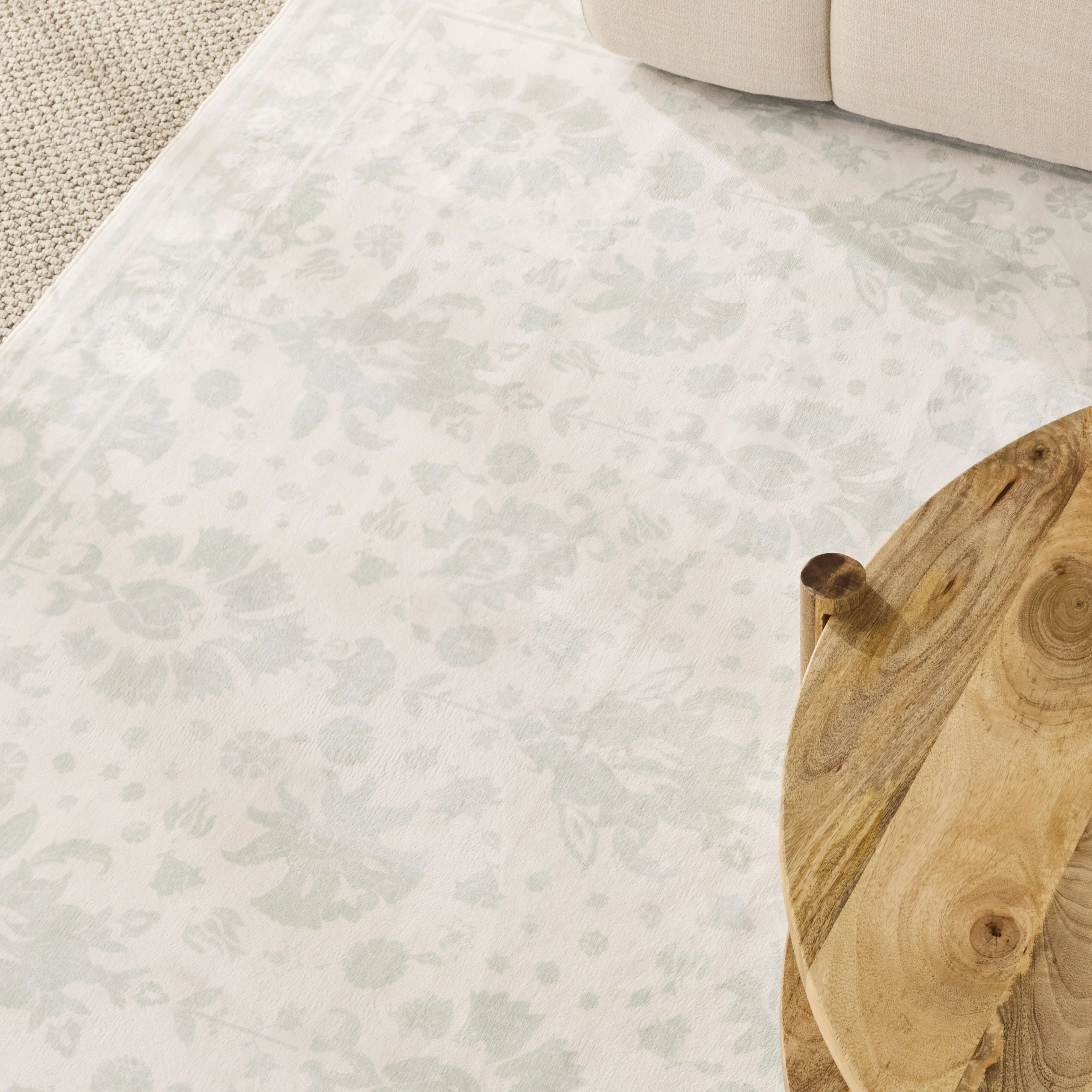 Prairie Silky Soft Washable Rug Mint 240x300cm - Image 4
