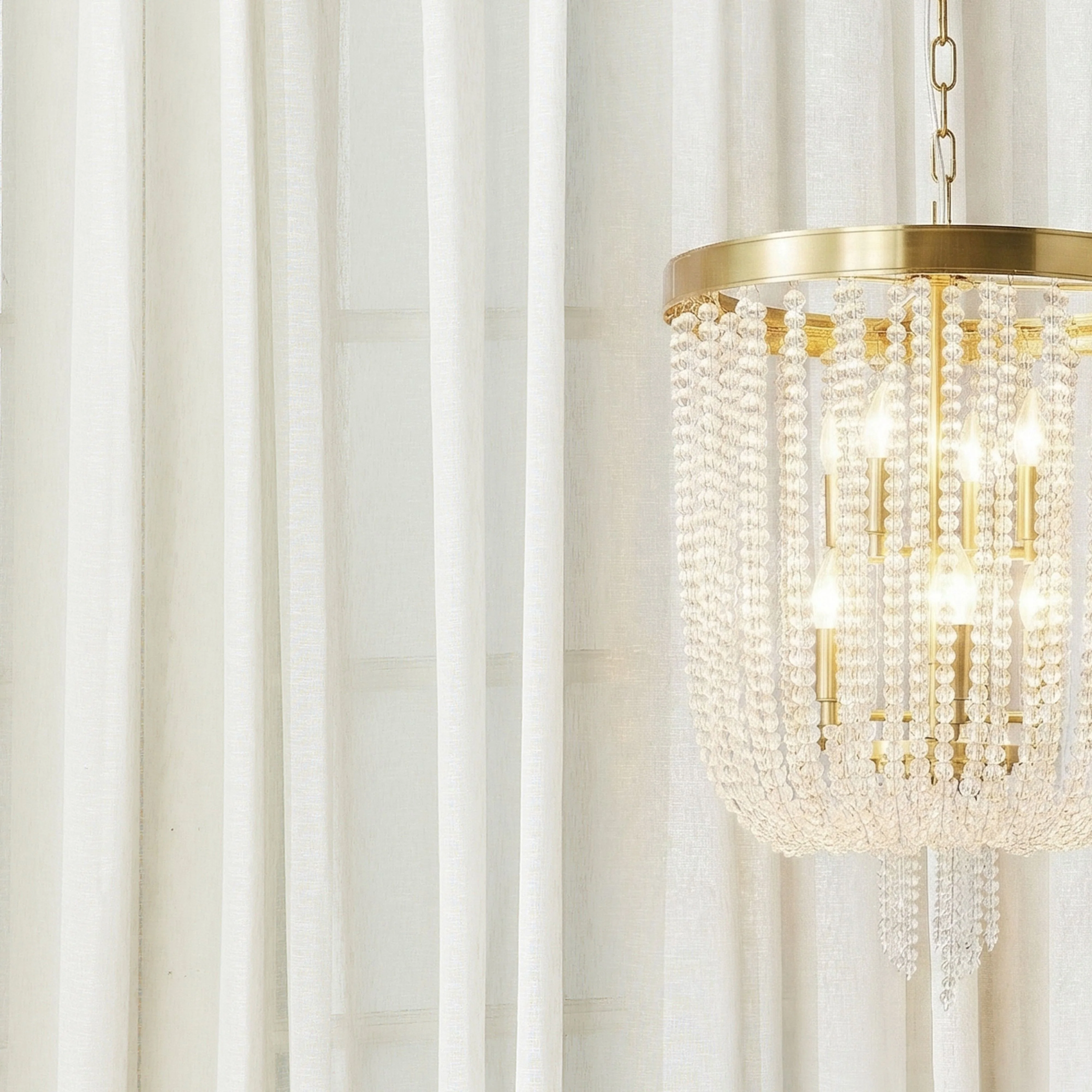 Priscilla 8 Light Chandelier 46cm - Image 6