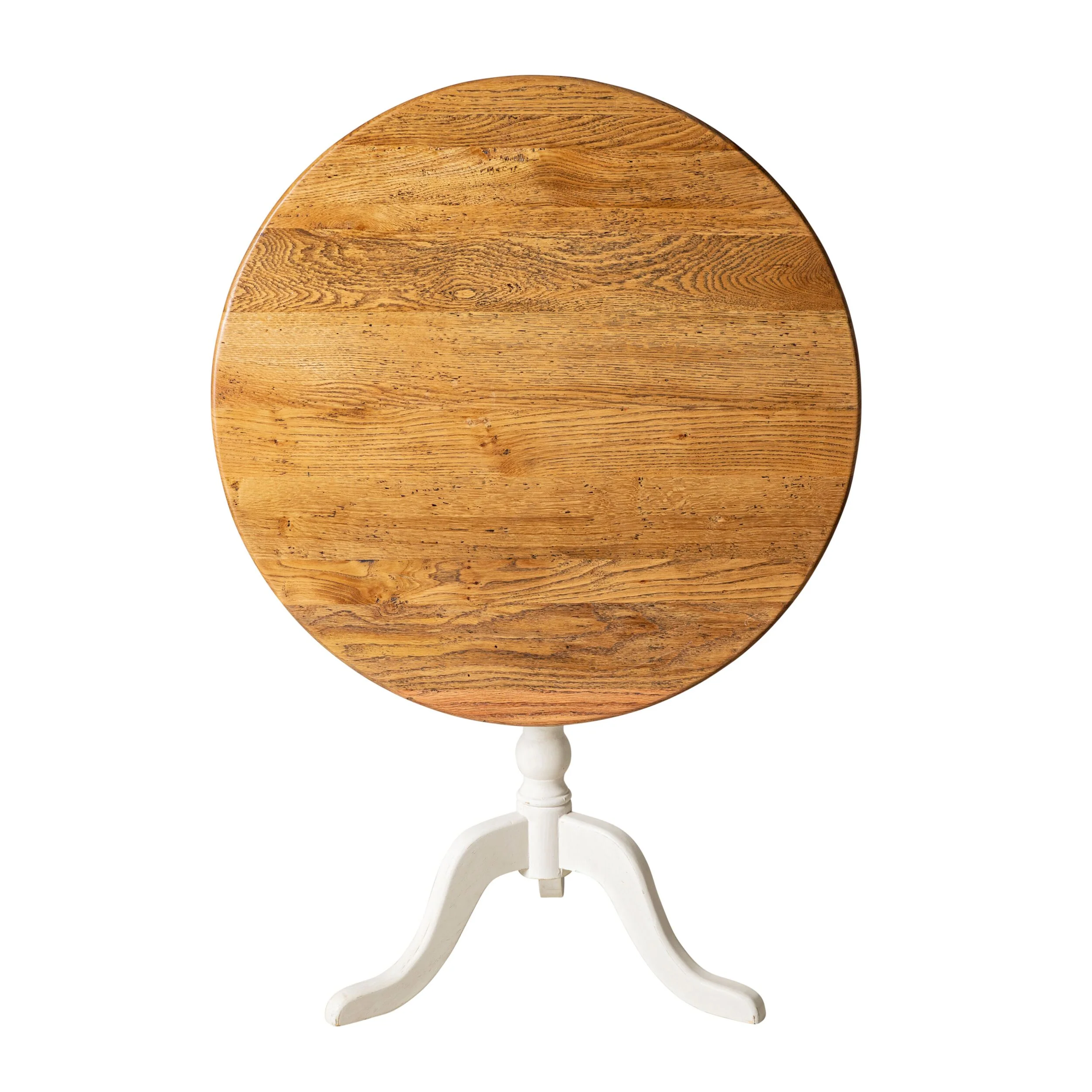Provincial Oak Drop-Down Cafe Table - Image 4