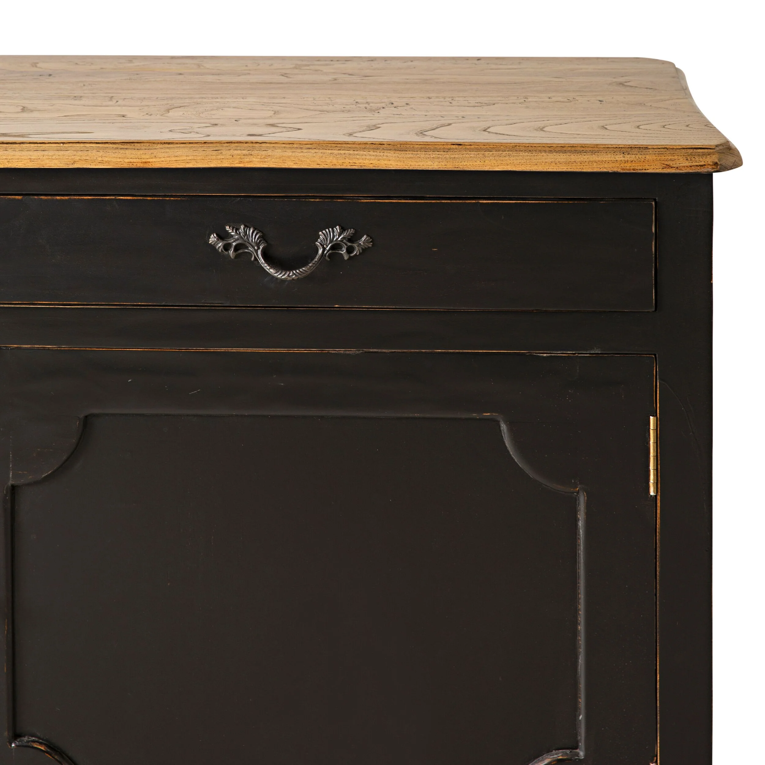 Provincial Oak Sideboard Black - Image 6