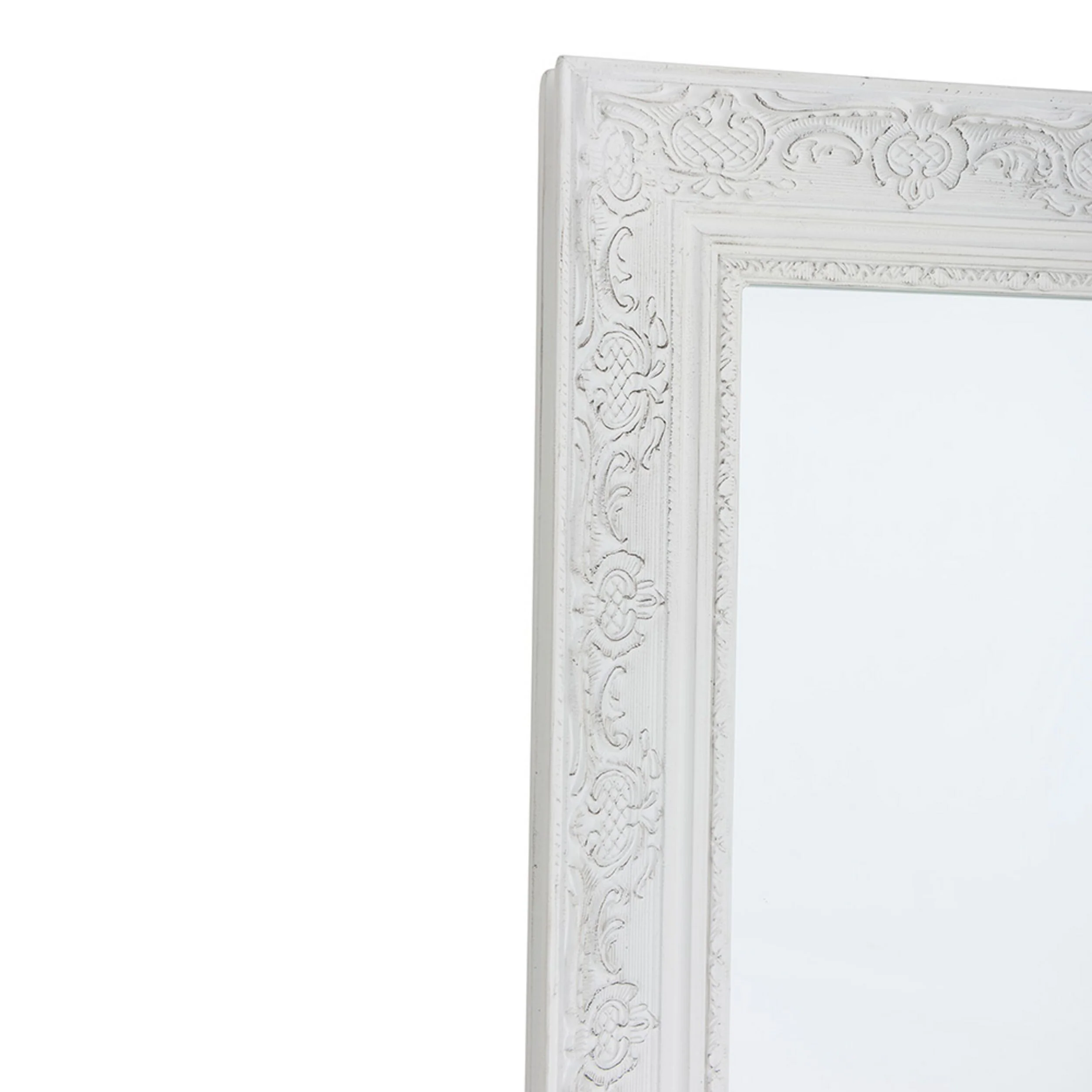 Quincy Antique White Mirror 90x60cm - Image 2