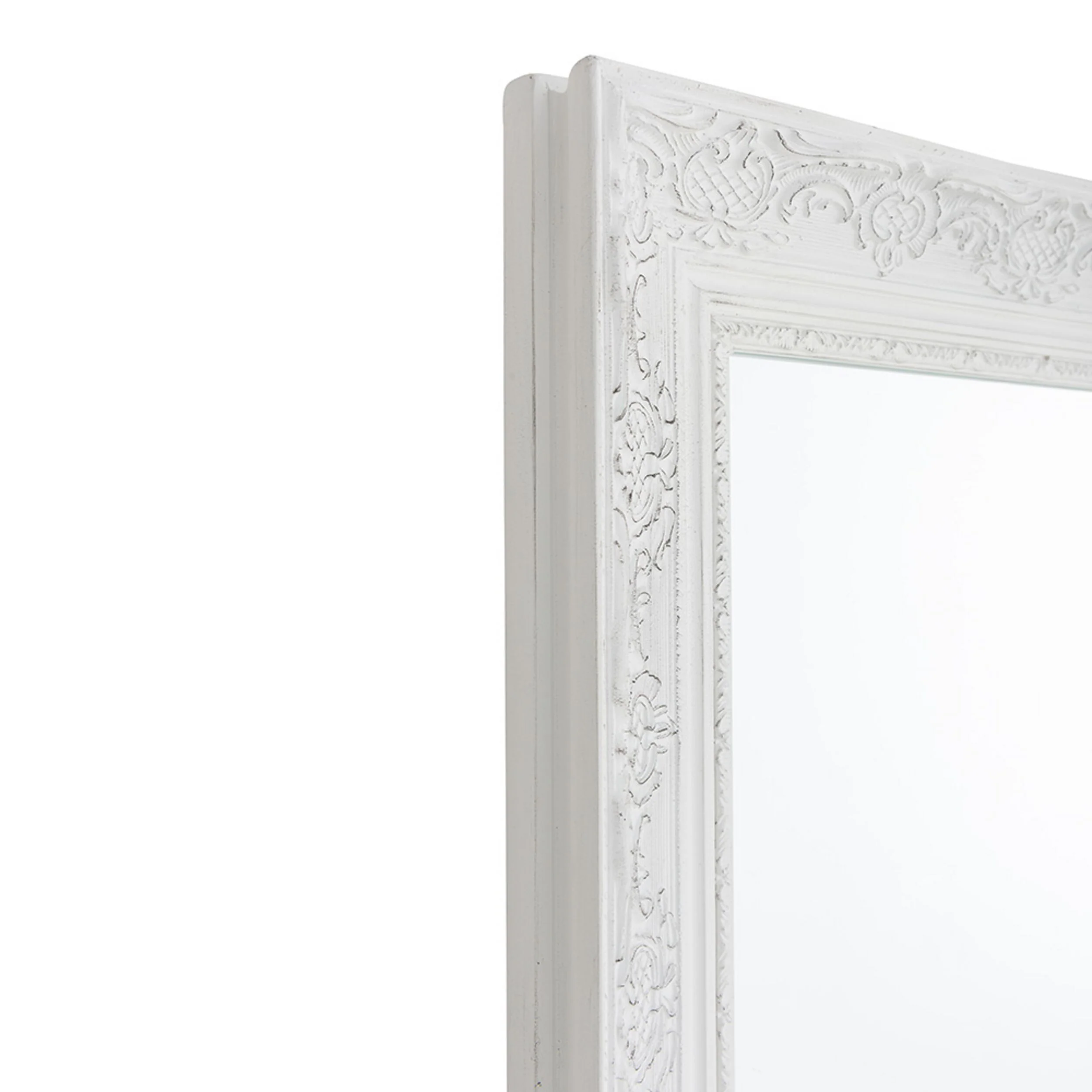 Quincy Antique White Mirror 90x60cm - Image 3
