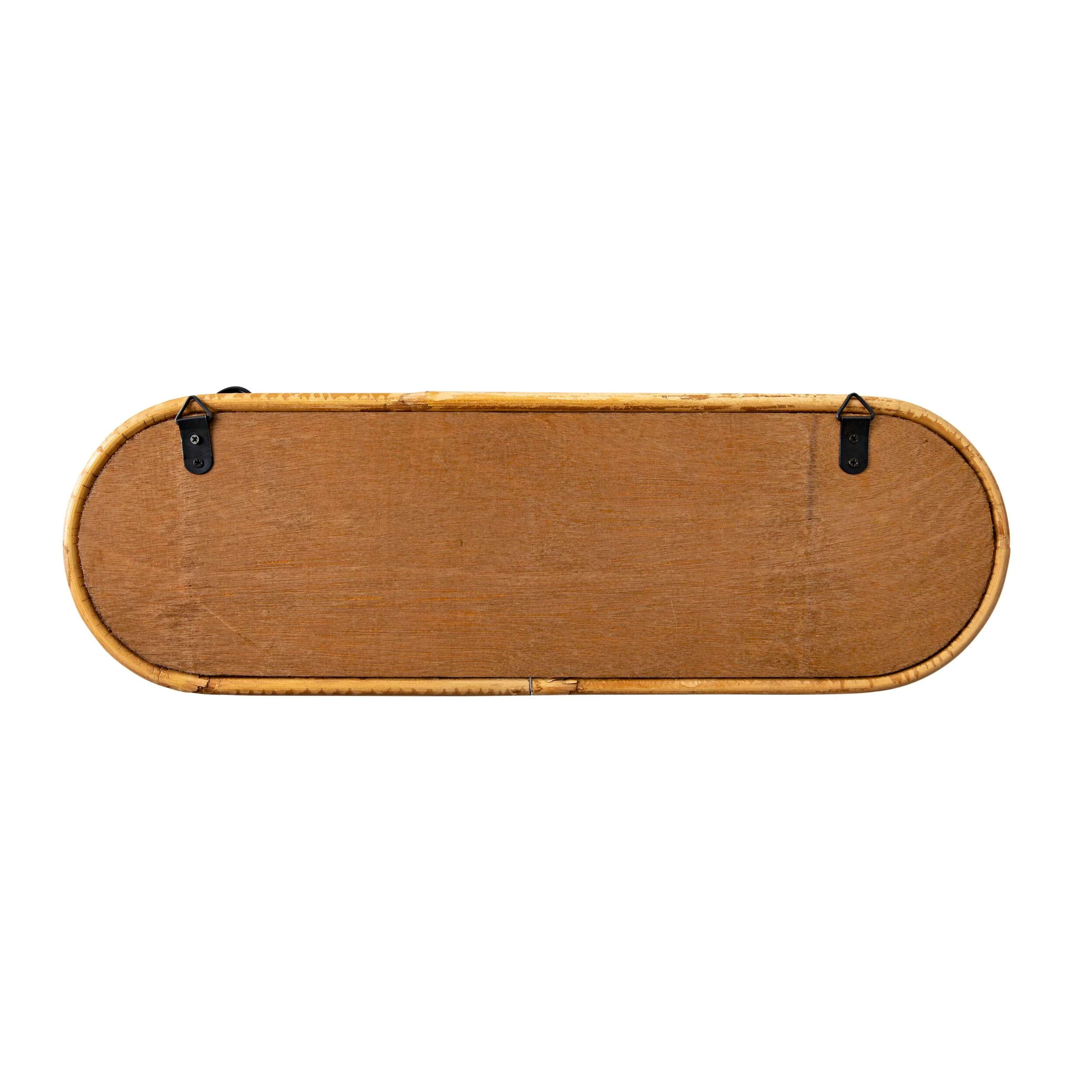 Rattan Diamond Pattern Wall Hook 46x14.5cm - Image 4