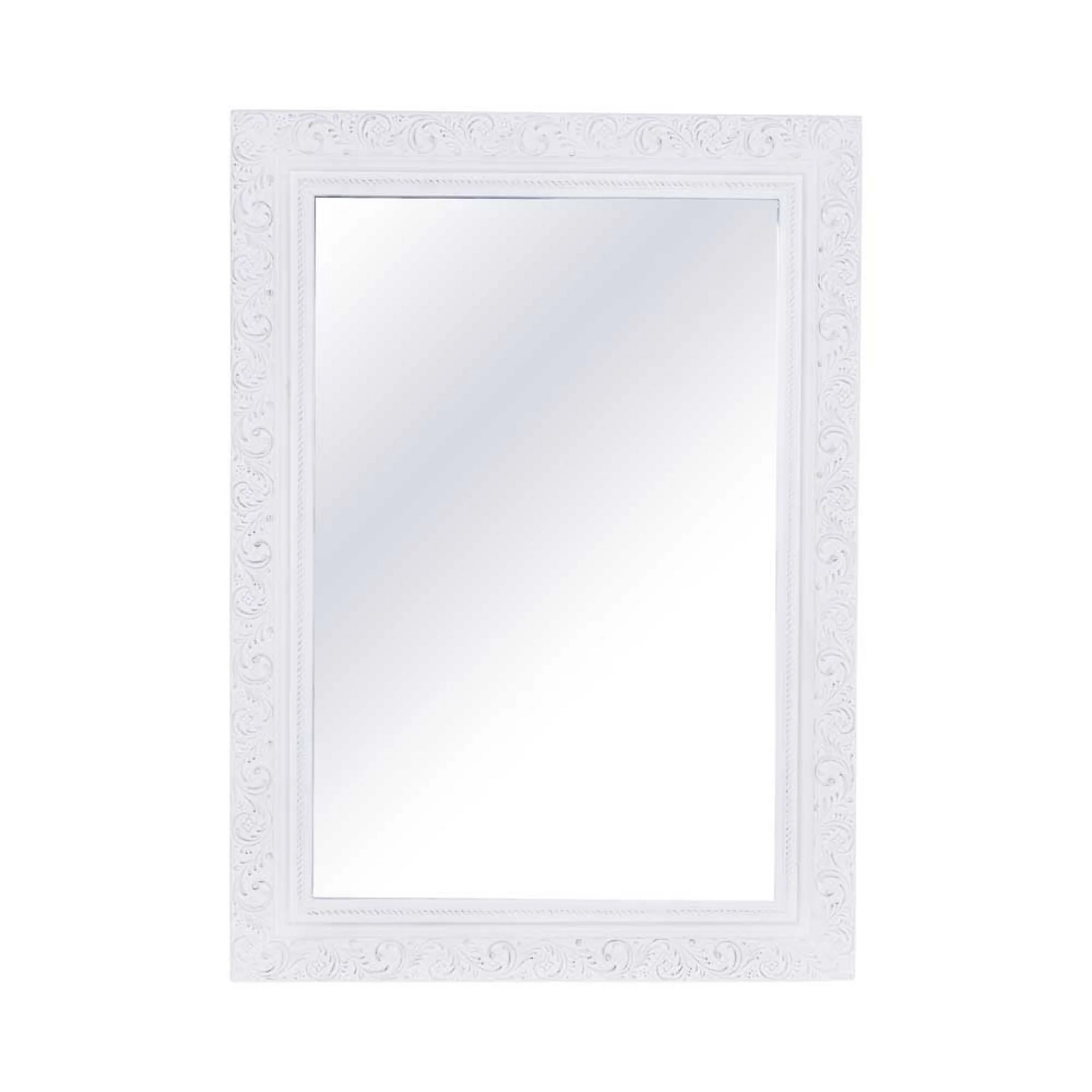 Rebecca Antique White Mirror 108x78cm