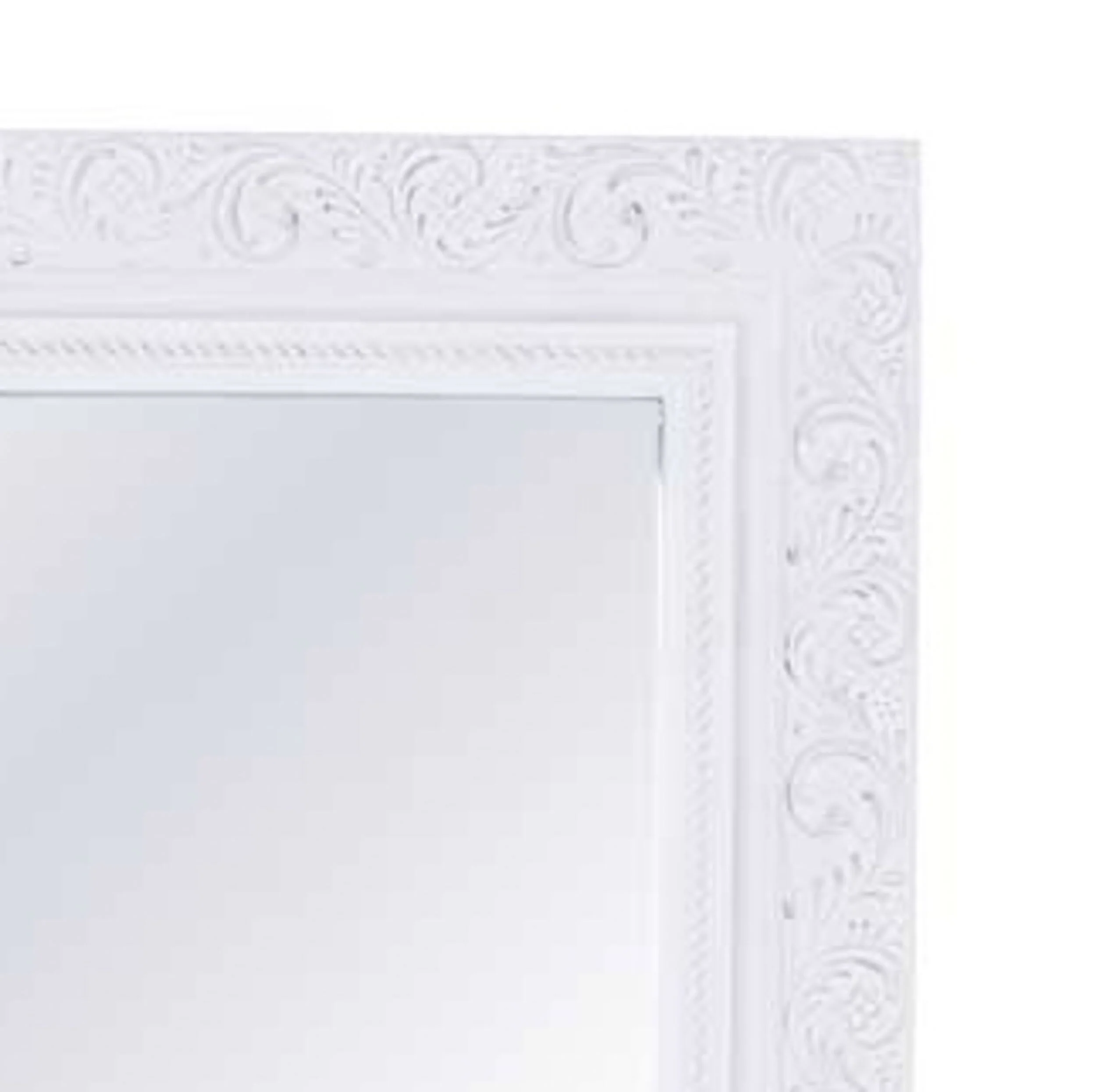Rebecca Antique White Mirror 108x78cm - Image 2