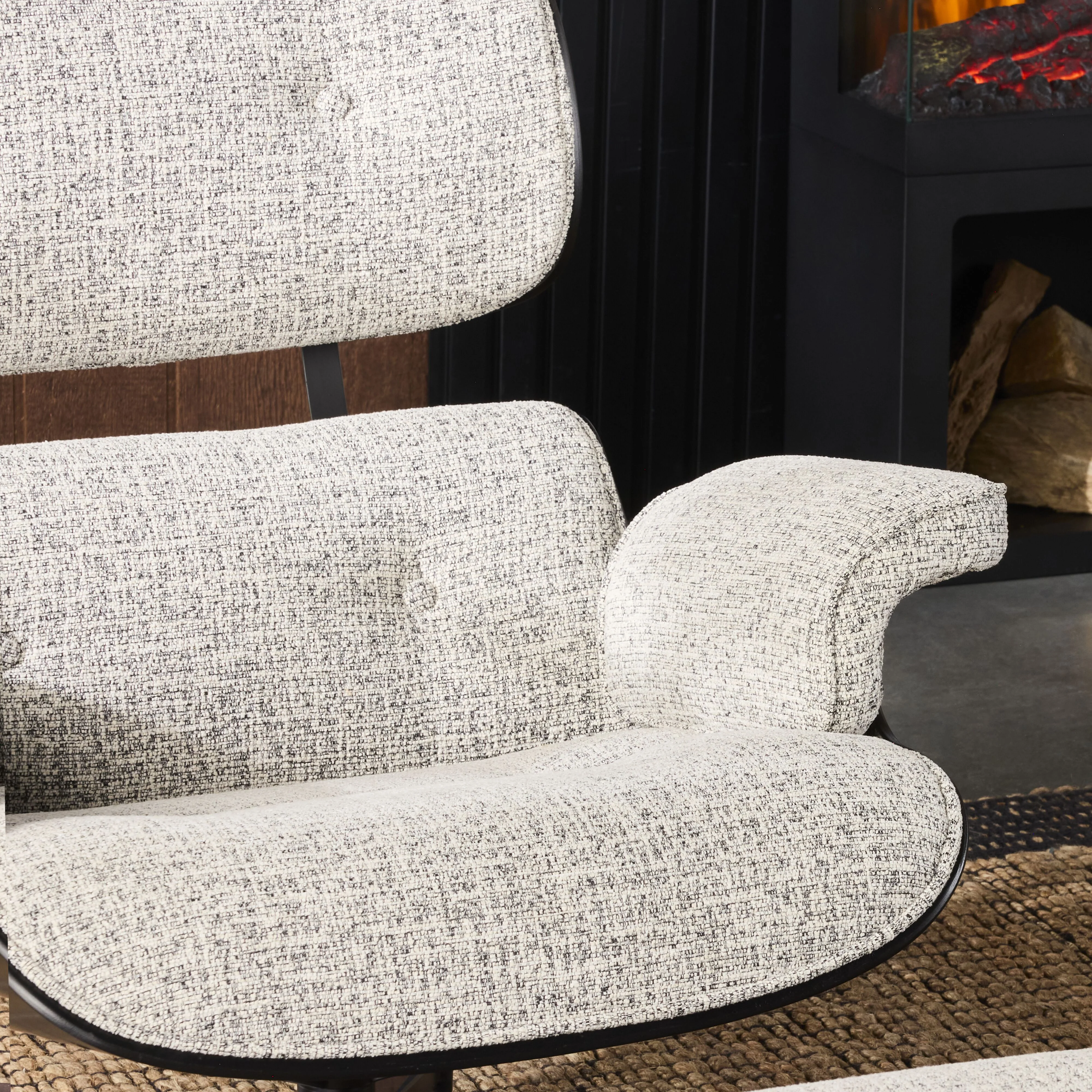 Replica Eames Lounge Chair and Ottoman Pepper - Image 13