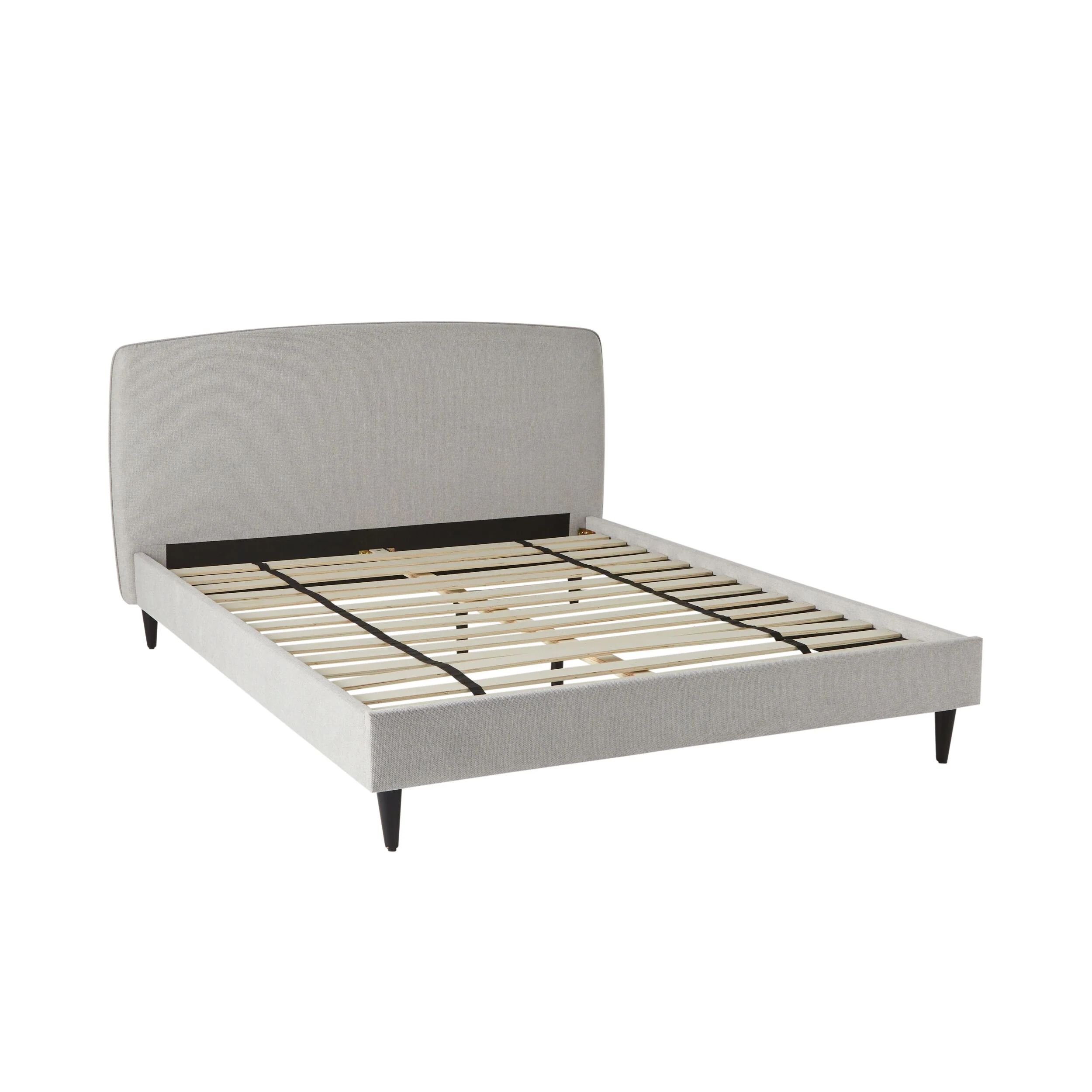 Riley Queen Bed Light Grey - Image 3
