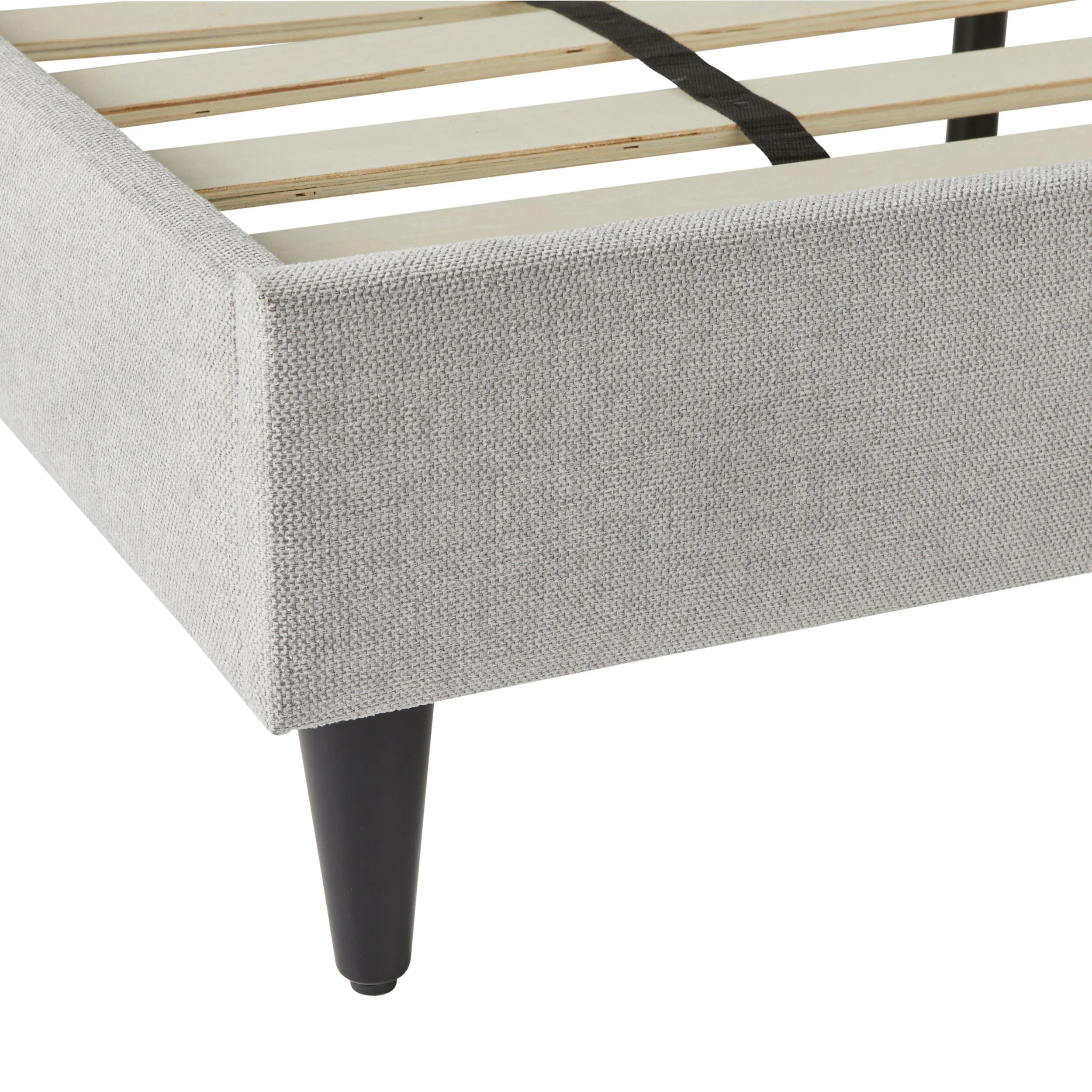 Riley Queen Bed Light Grey - Image 6