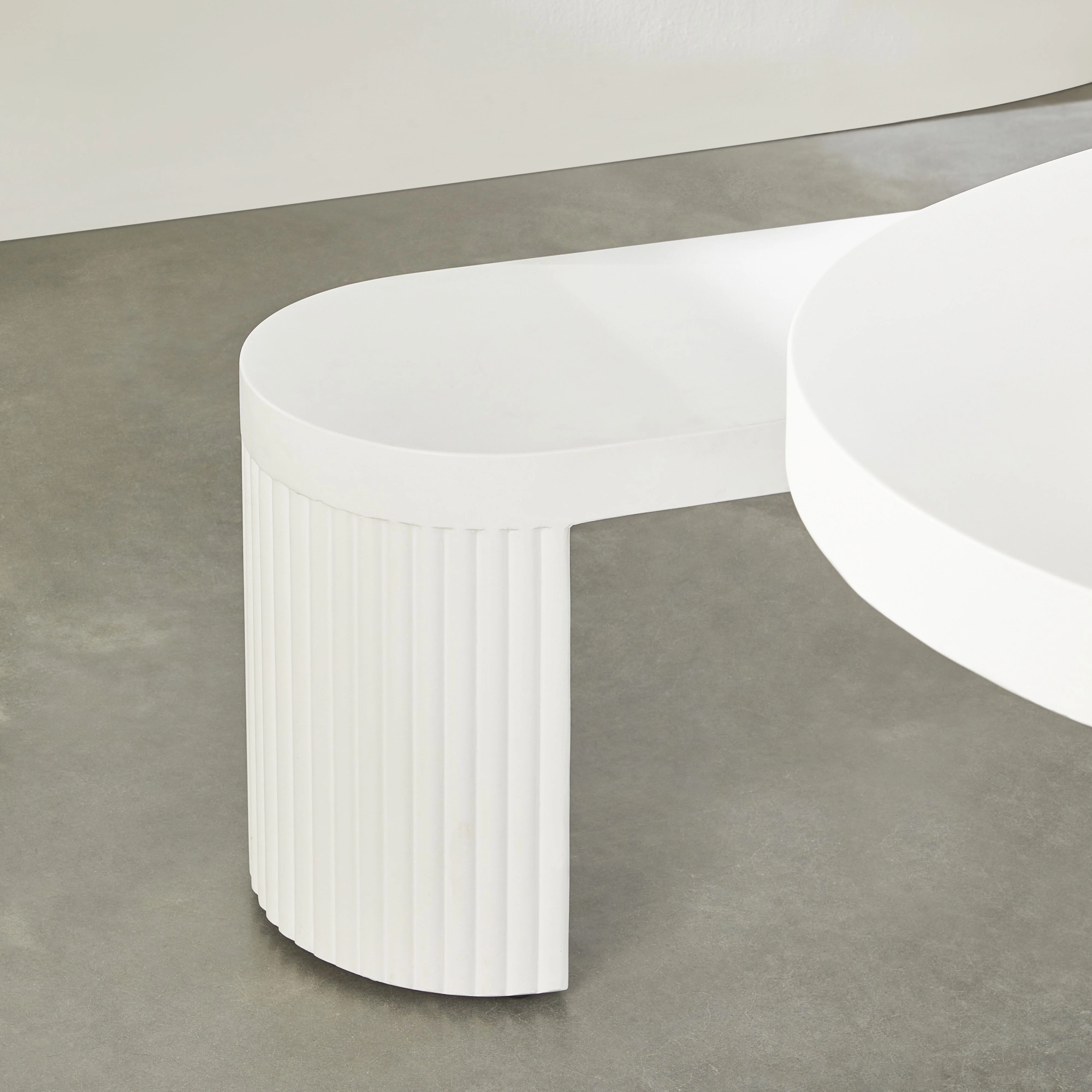 Ripple Curved Outdoor Dining Bench - Image 7