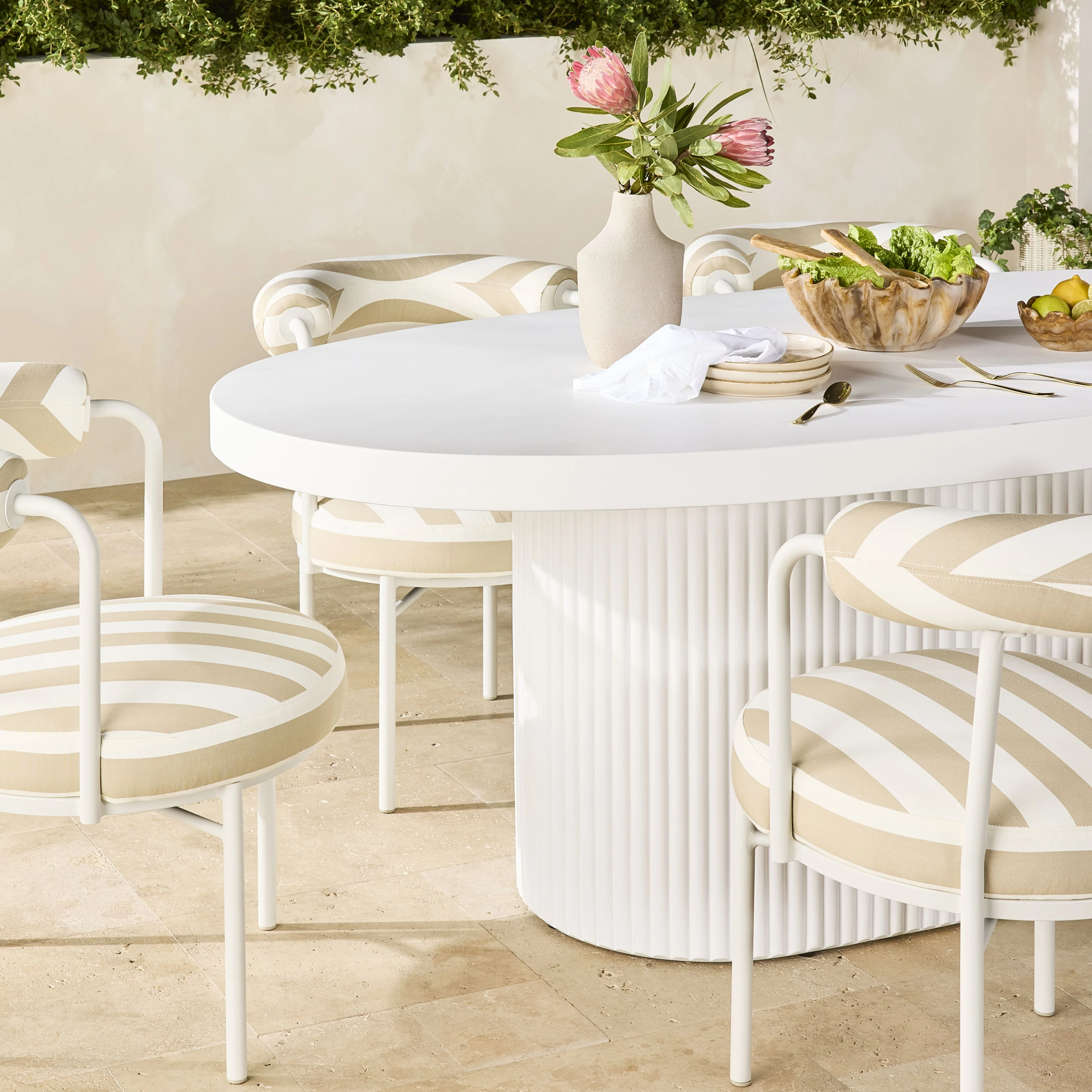 Ripple Curved Outdoor Dining Table - Image 12